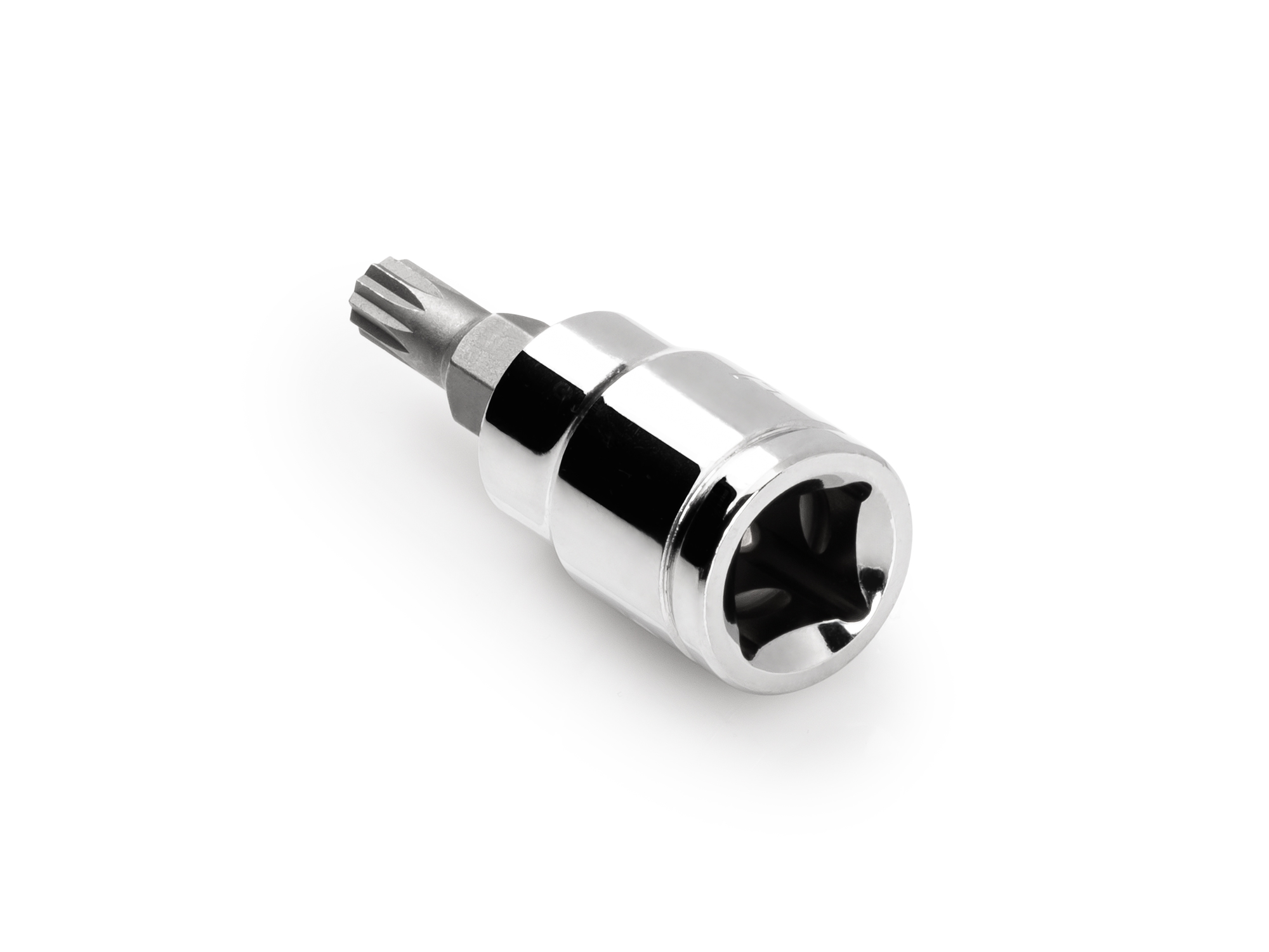 M7 triple square hand drive bit socket. Strong 2-piece bit socket combines S2 steel bit and chrome socket. S2 steel bit. SHB18207.