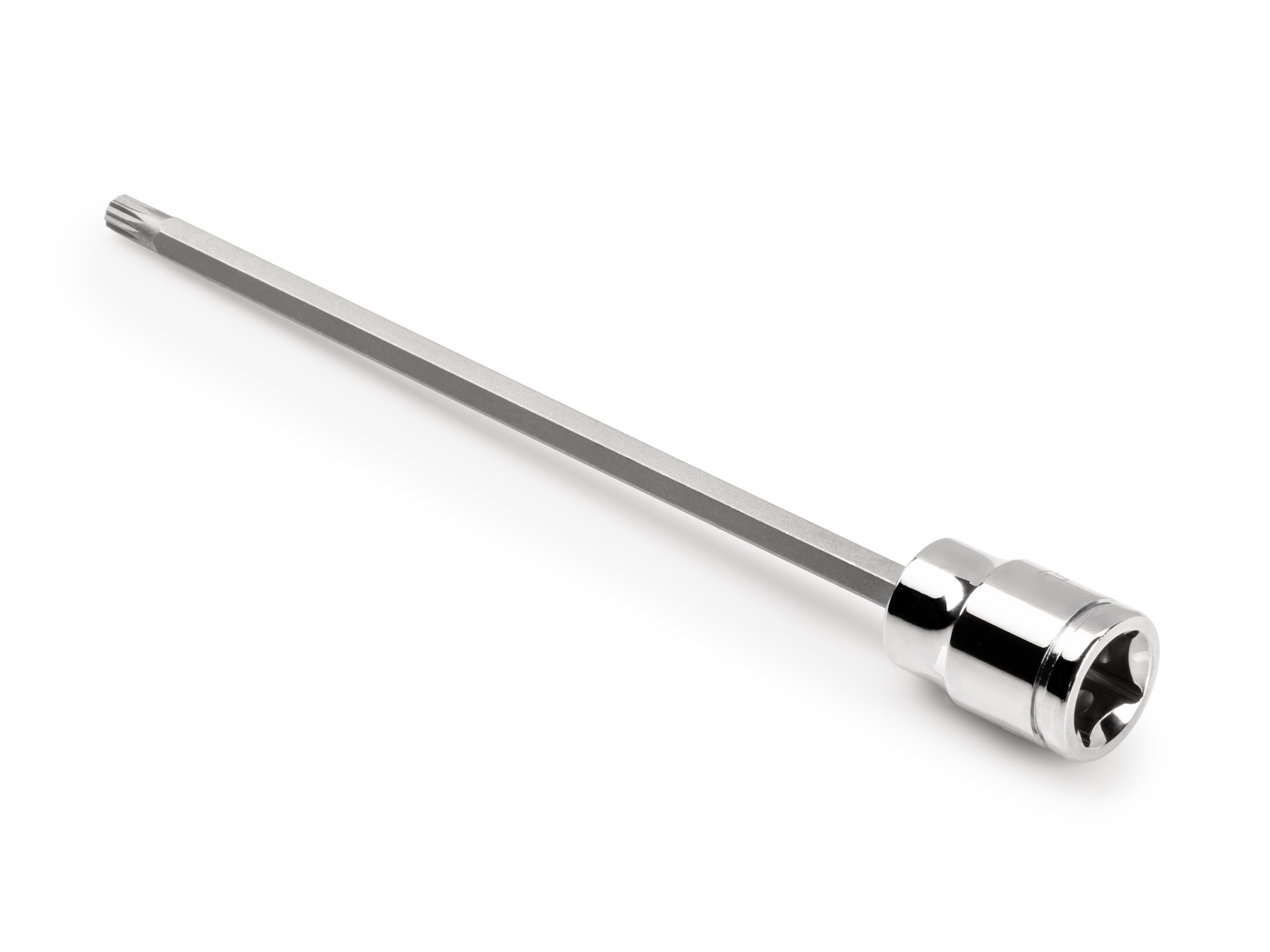 いー 3/8 Inch Drive x M6 Long Triple Square Bit Socket | TEKTON