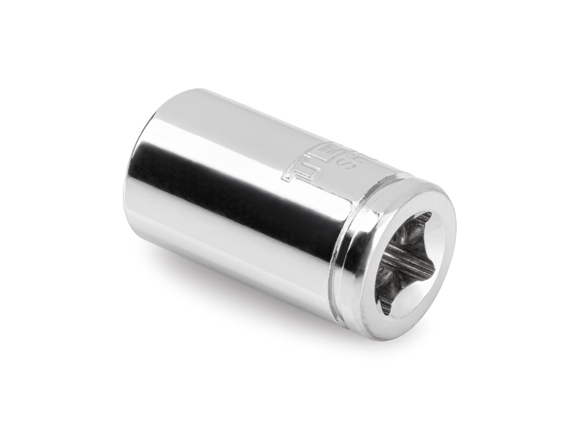 Back angle view of Tekton hand drive external star socket. Item #SHD02410