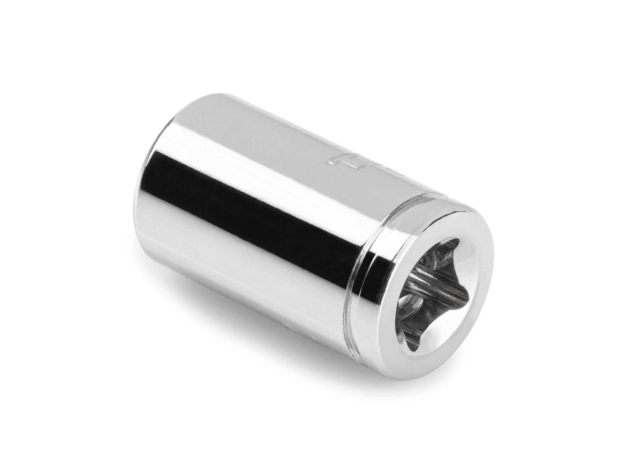 Back angle view of Tekton hand drive external star socket. Item #SHD02412
