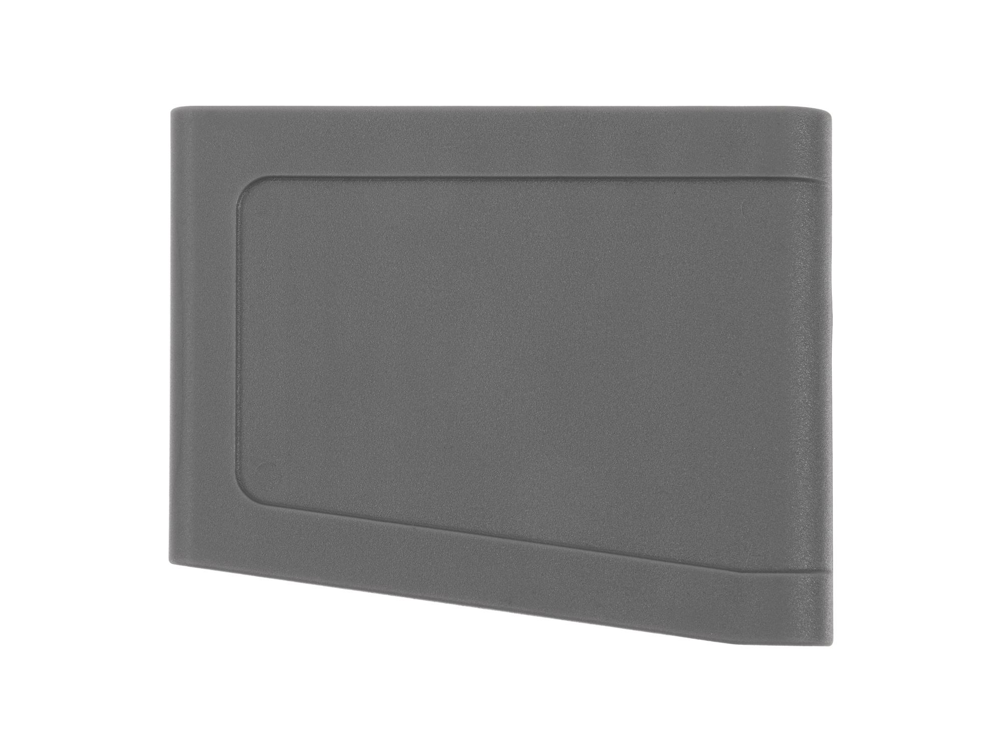 Back view of gray Tekton holder hex key organization. Item #OKH34101