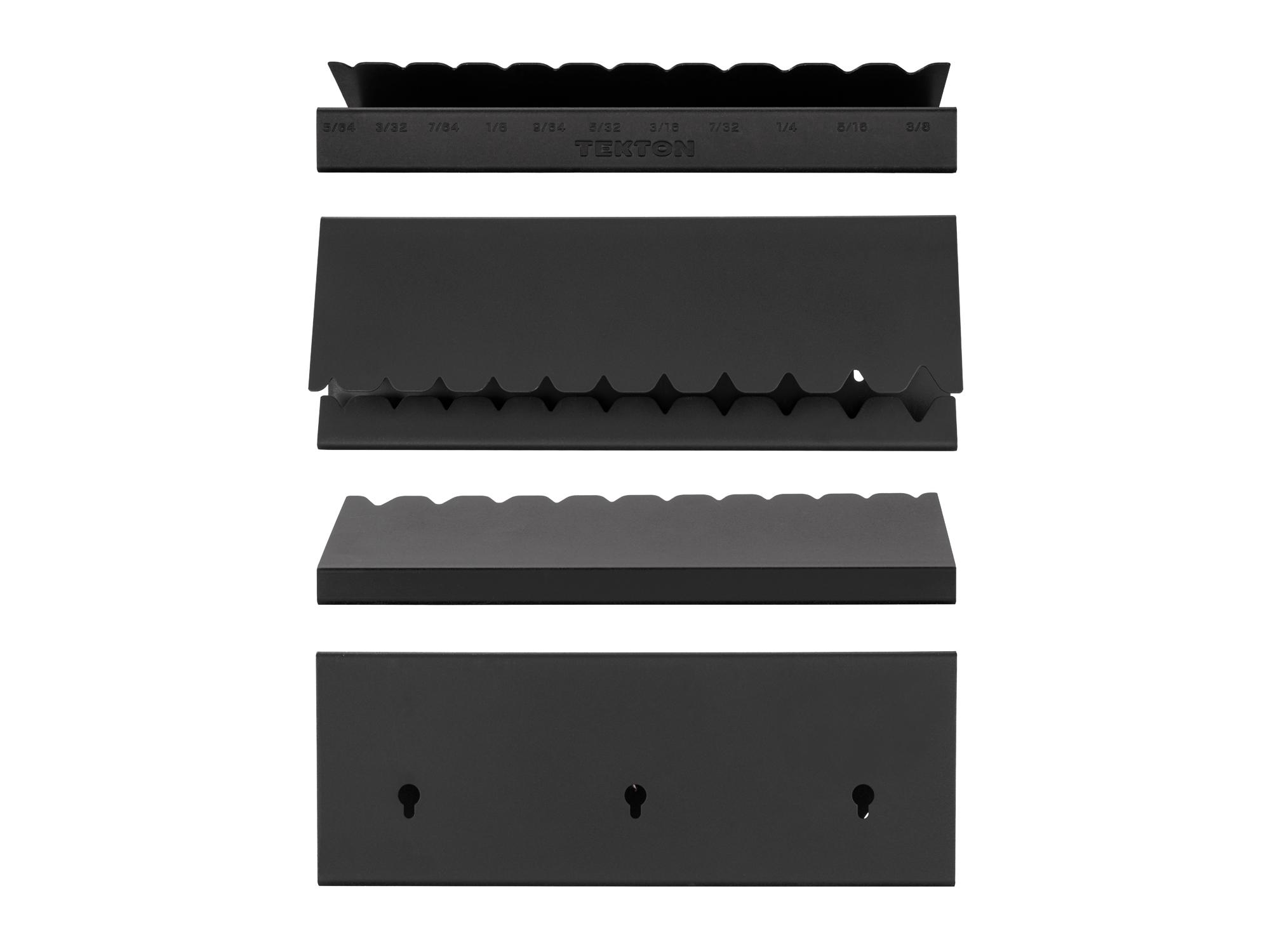 Side view of black Tekton stand hex key organization. Item #OKH61501