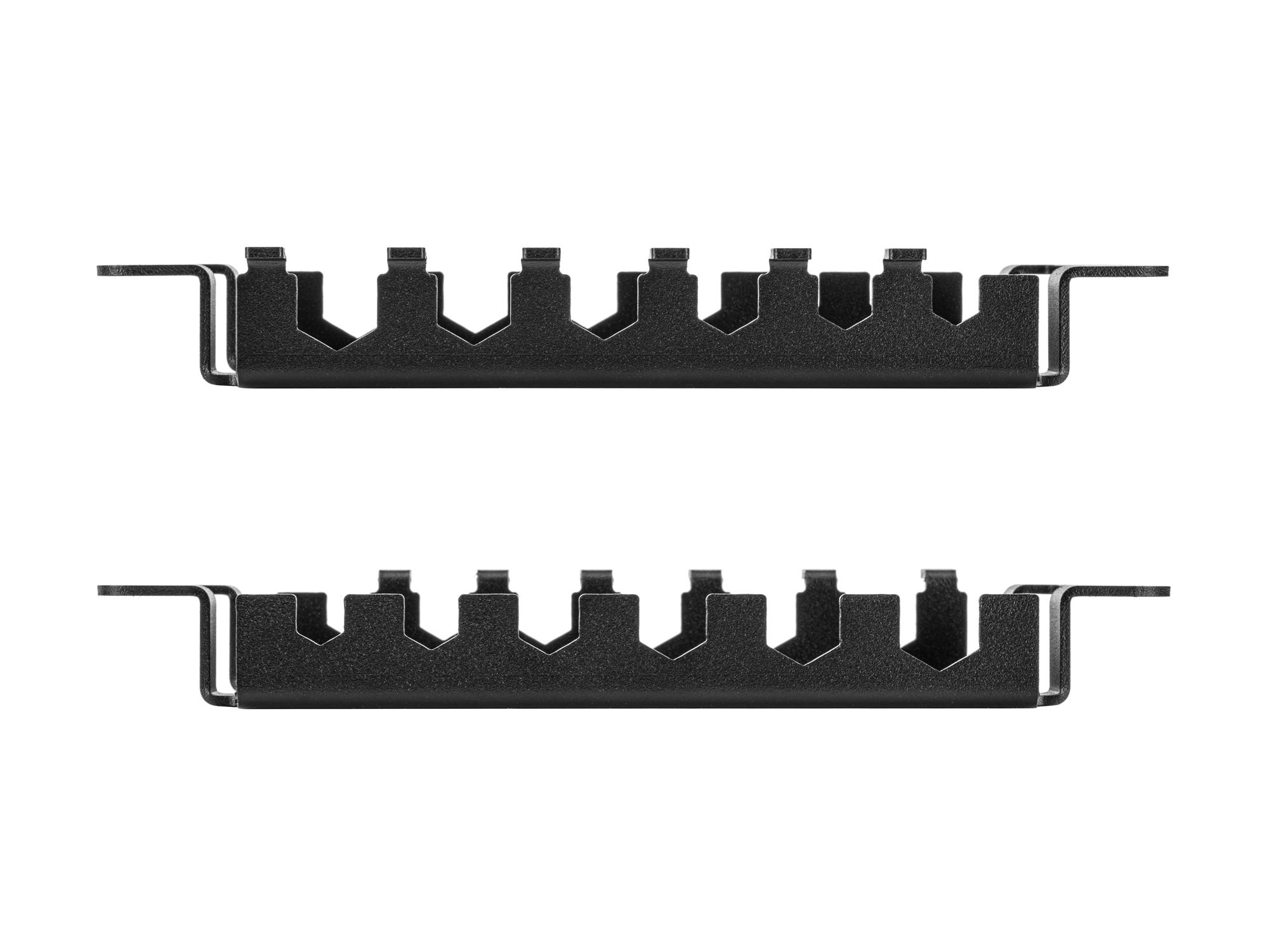 Side view of black Tekton rack hex key organization. Item #OKH61502