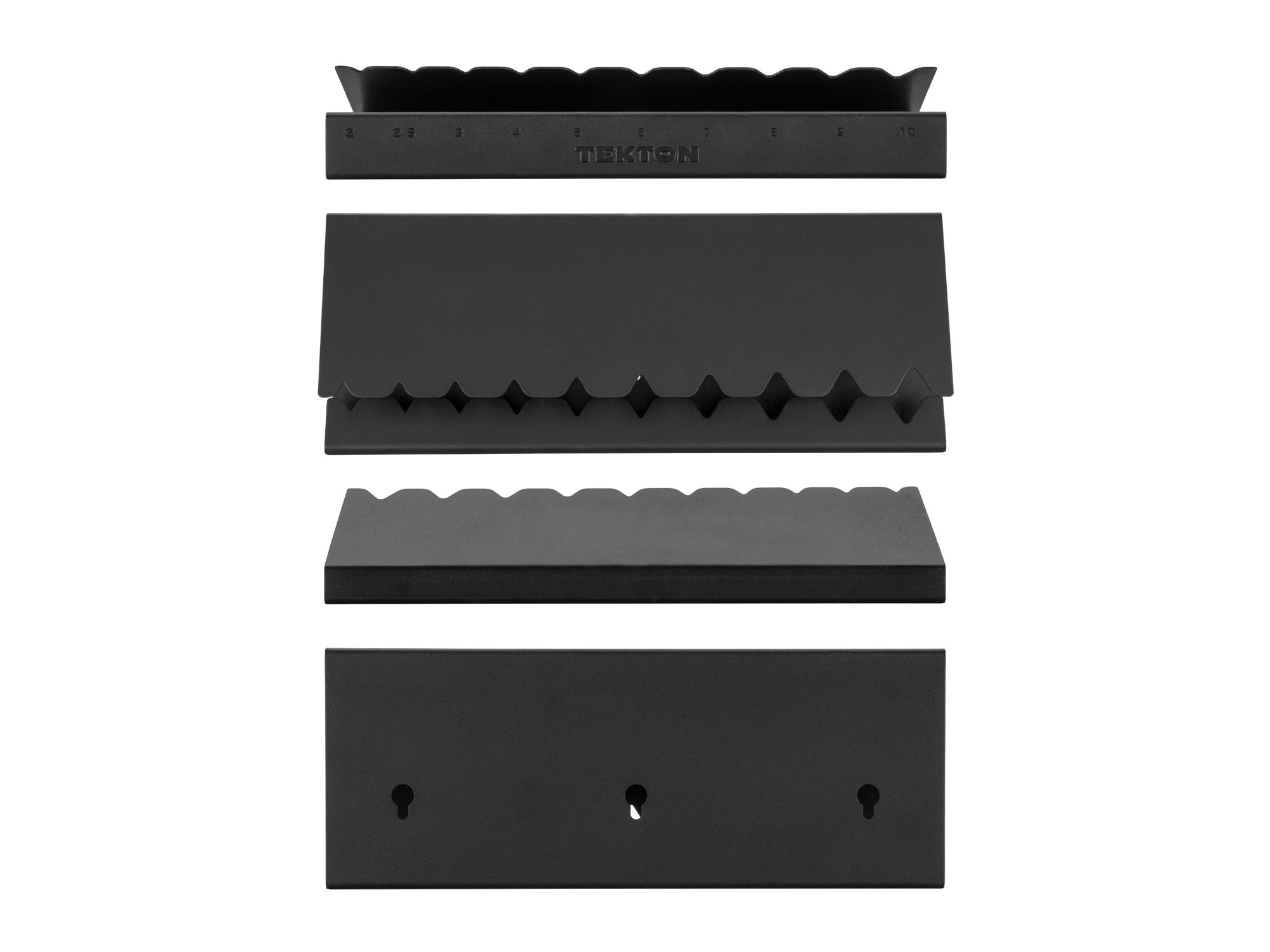 Side view of black Tekton stand hex key organization. Item #OKH62501