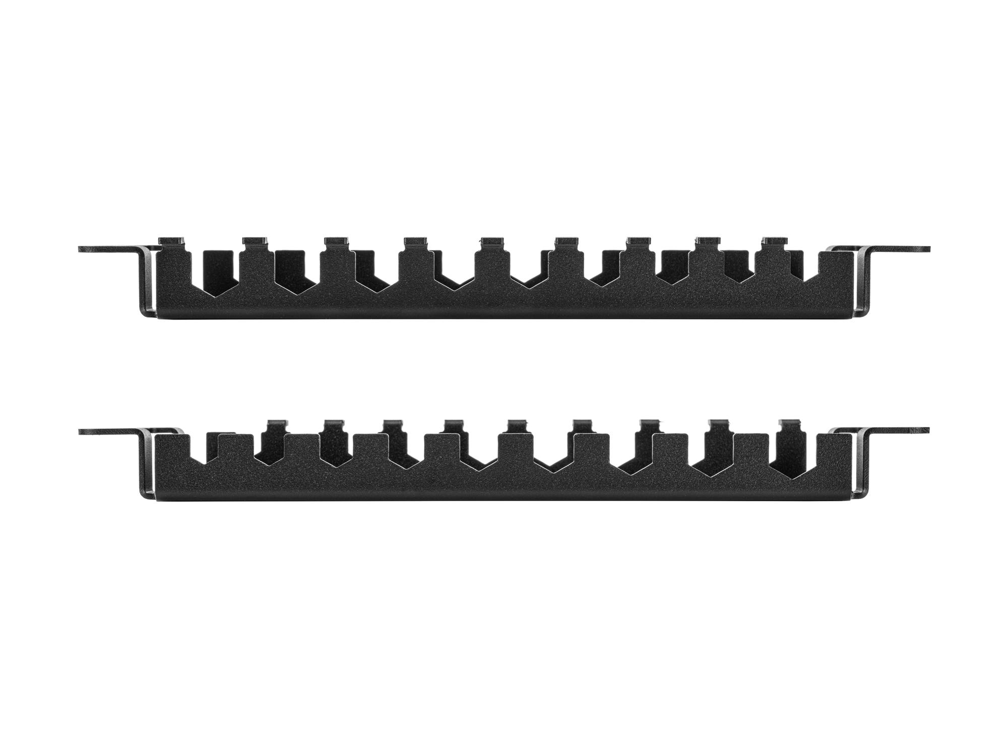 Side view of black Tekton rack hex key organization. Item #OKH62502