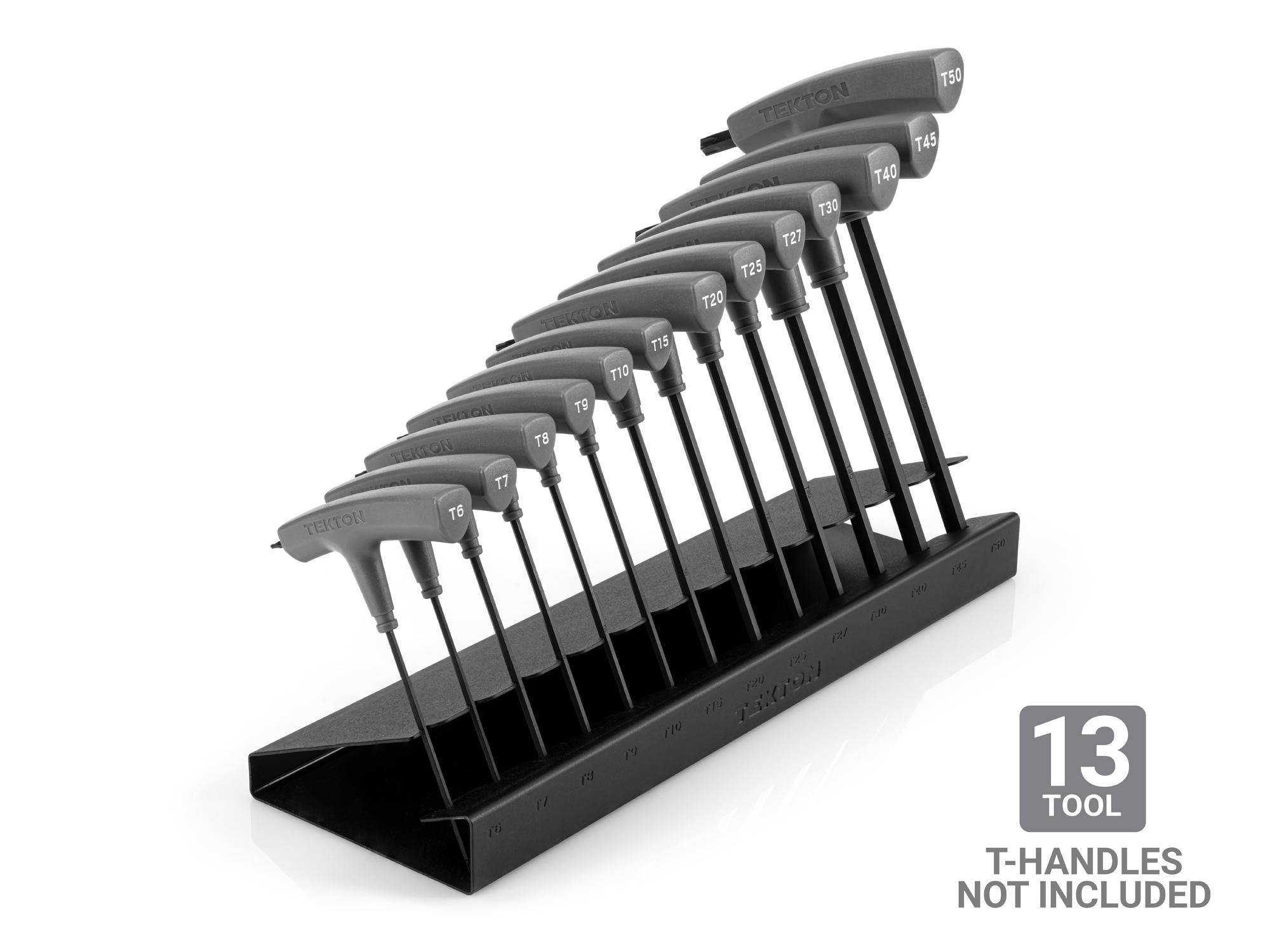 Tekton stand hex key organization with tools. Tools not included. Item #OKH64501