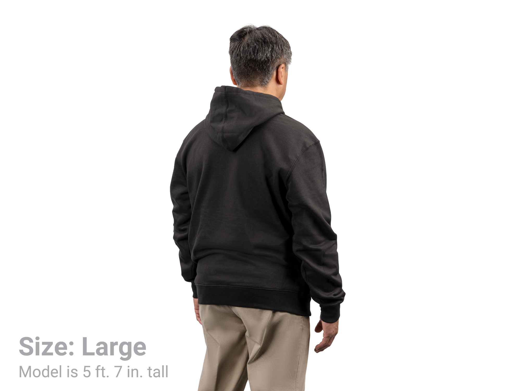 Tekton Midweight Pullover Hoodie, Black (X-Large) | TEKTON