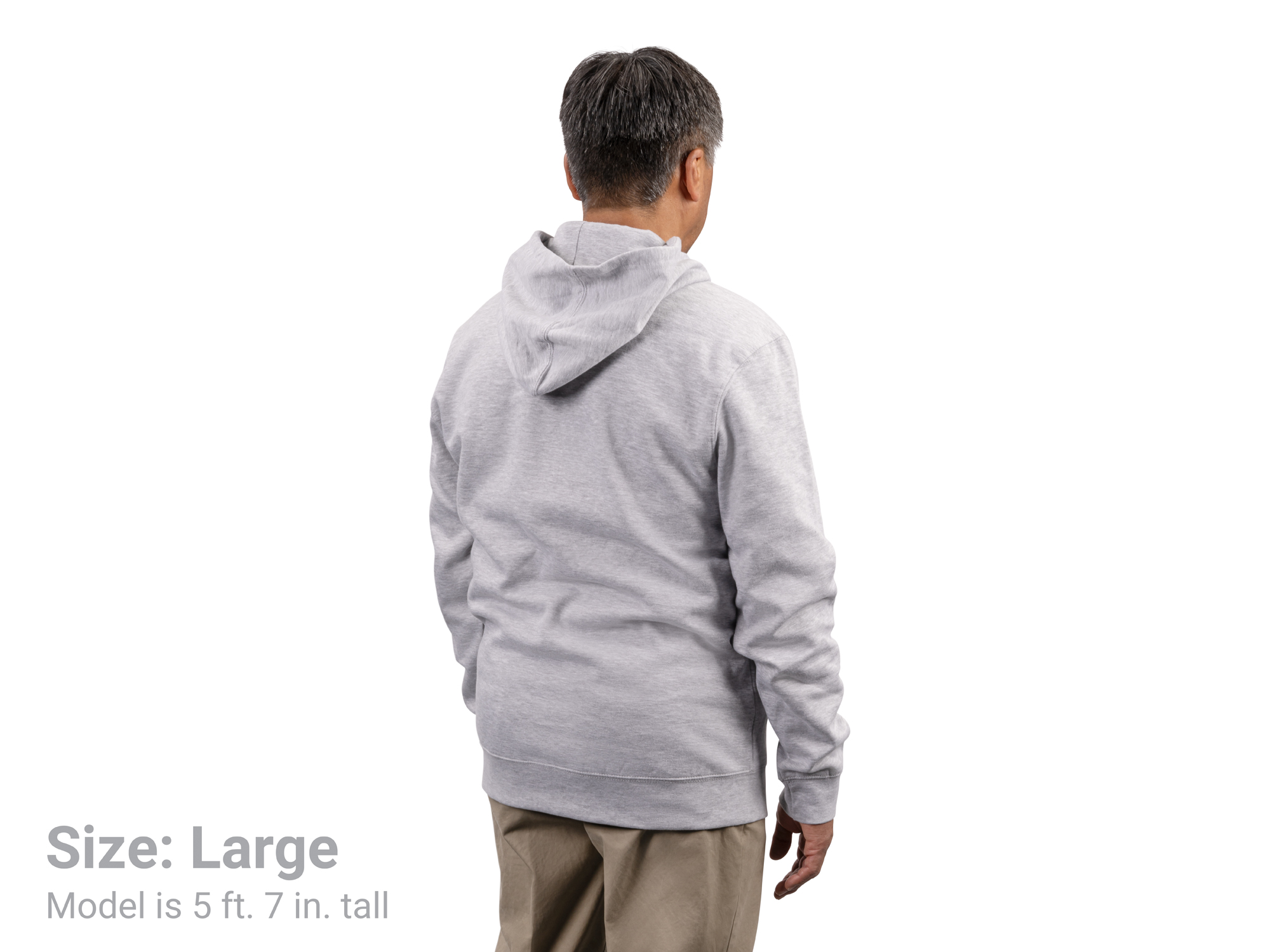 TEKTON Tekton Midweight Pullover Hoodie, Light Heather Gray (Small)