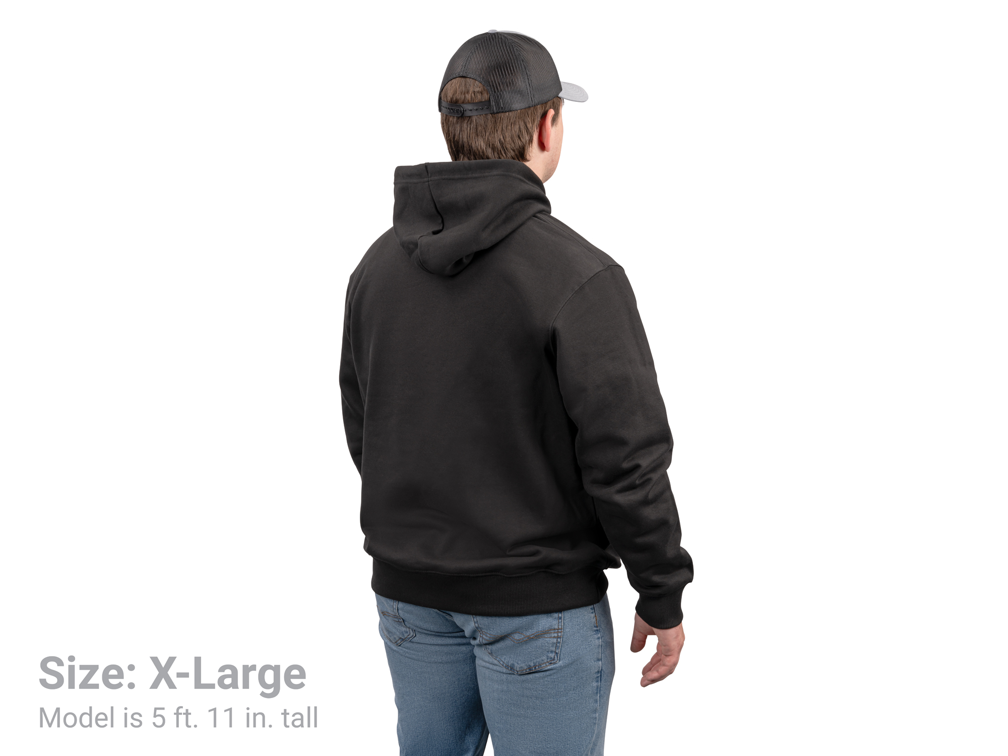 Tekton Heavyweight Pullover Hoodie, Black (XX-Large) | TEKTON