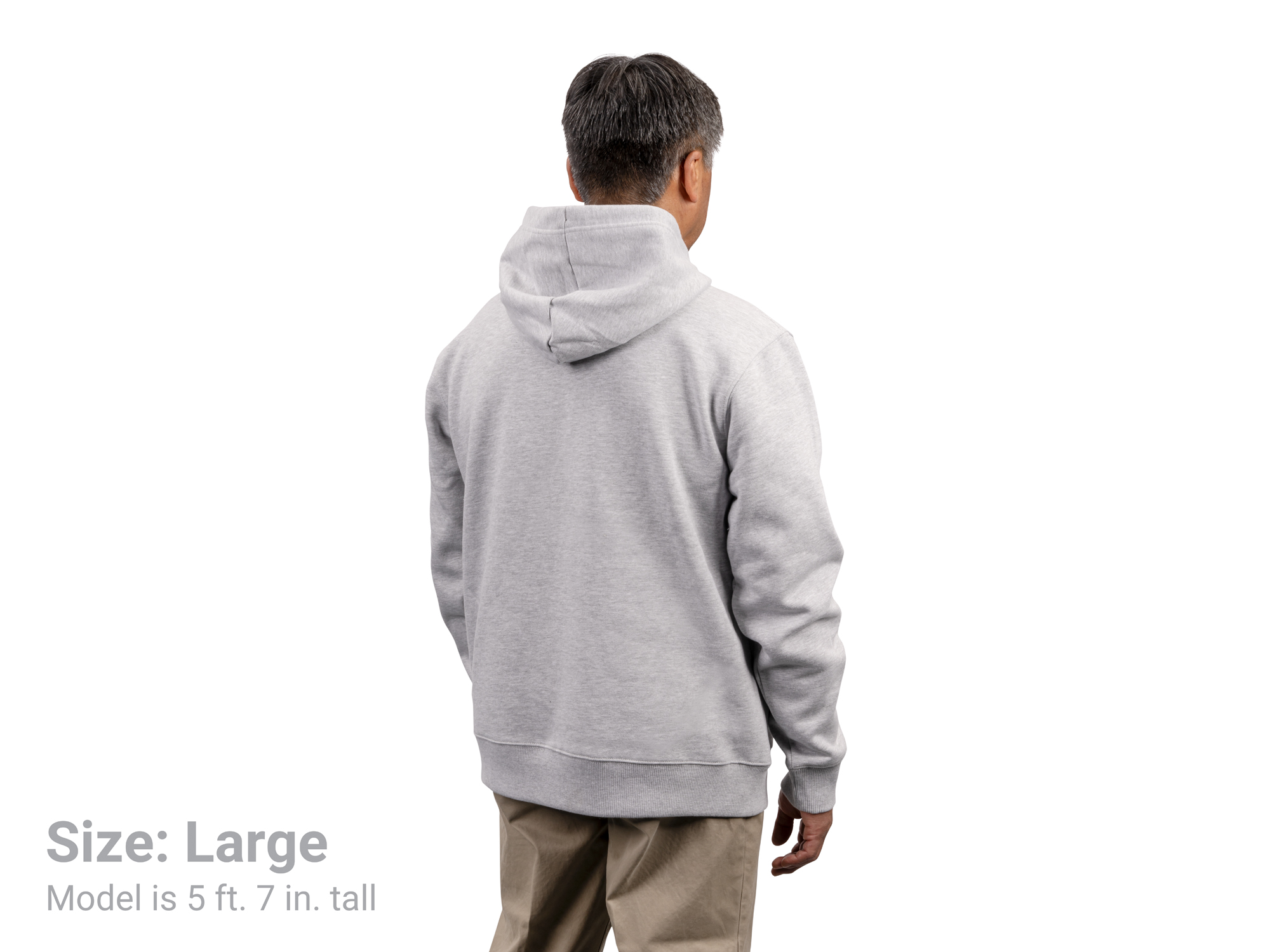 TEKTON Tekton Heavyweight Pullover Hoodie, Light Heather Gray (X-Large)