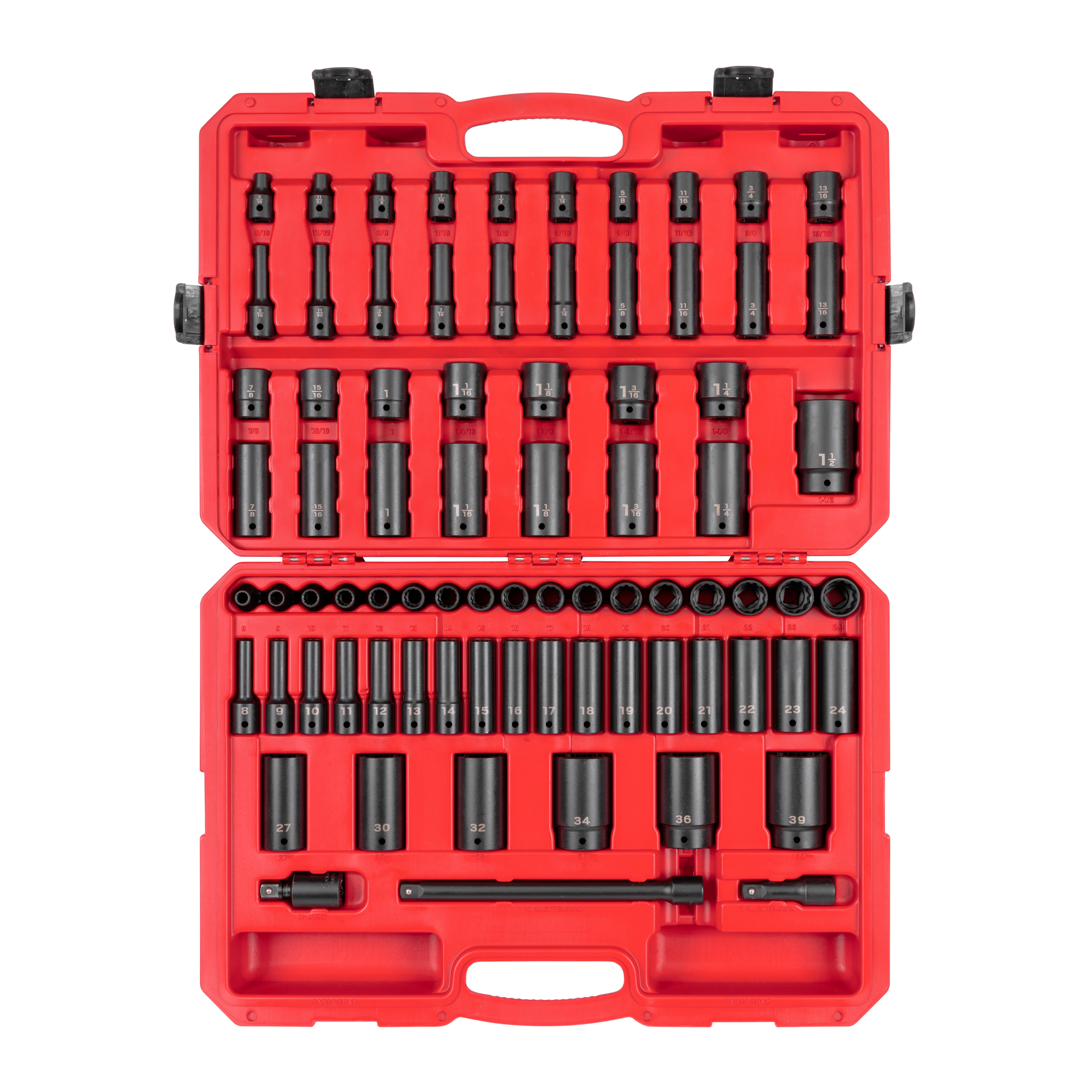 1/2 Inch Drive 12-Point Impact Socket Set (78-Piece