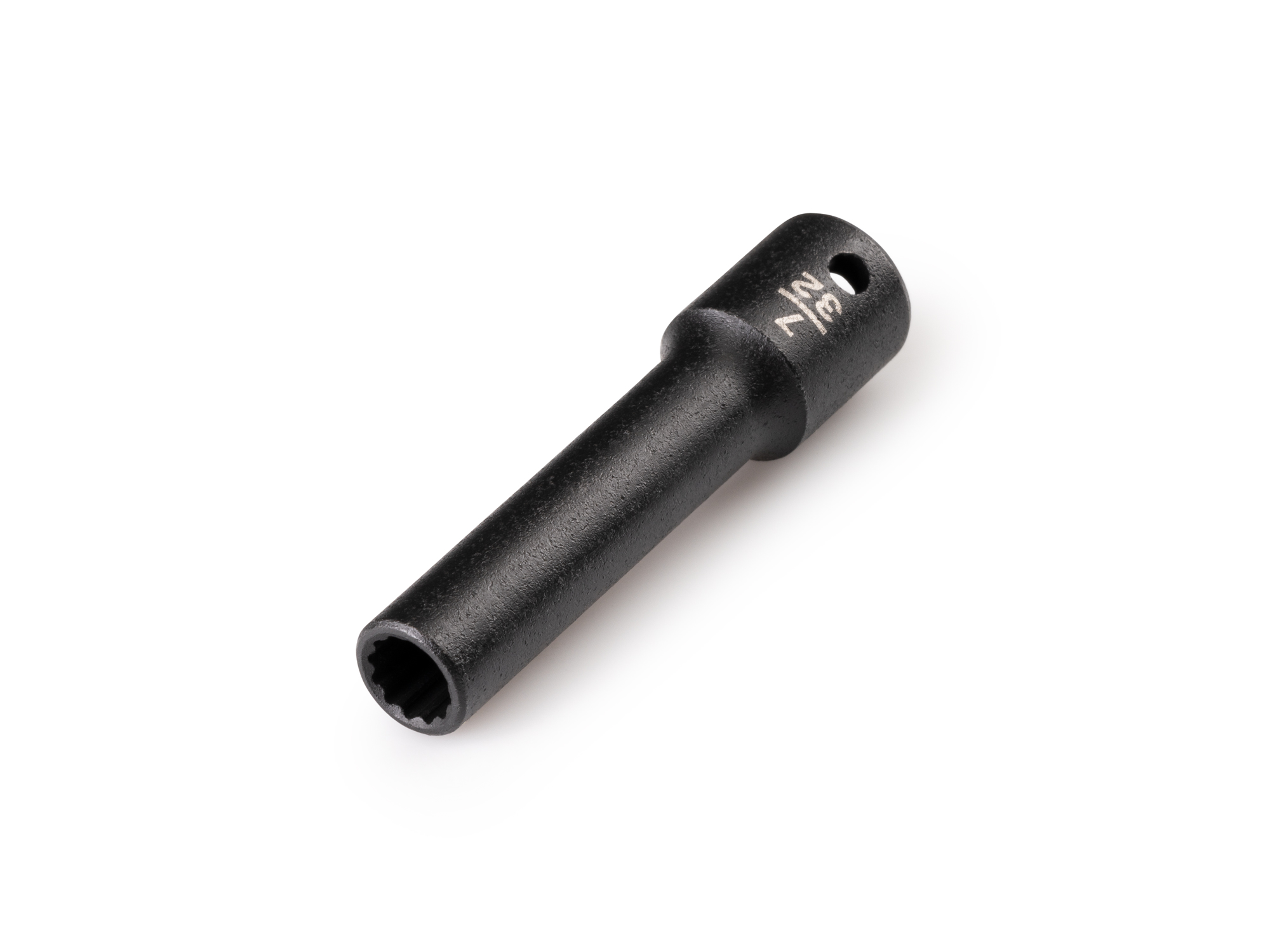 Size: 7/32 inch (SAE) deep 12-point impact socket. Has a high-visibility laser etched size marking and a permanent stamped size marking. SID03205.