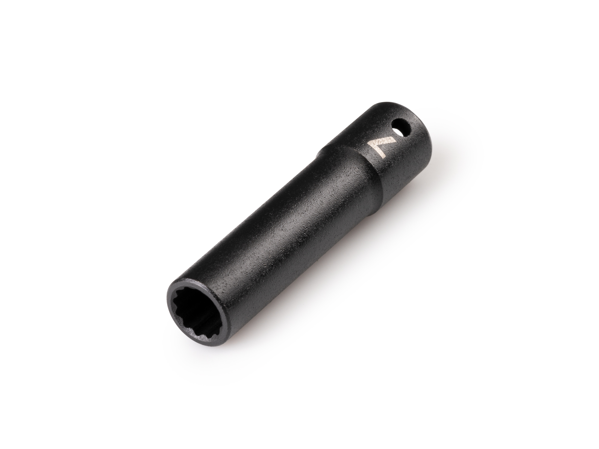 Size: 7 mm (metric) deep 12-point impact socket. Has a high-visibility laser etched size marking and a permanent stamped size marking. SID03307.