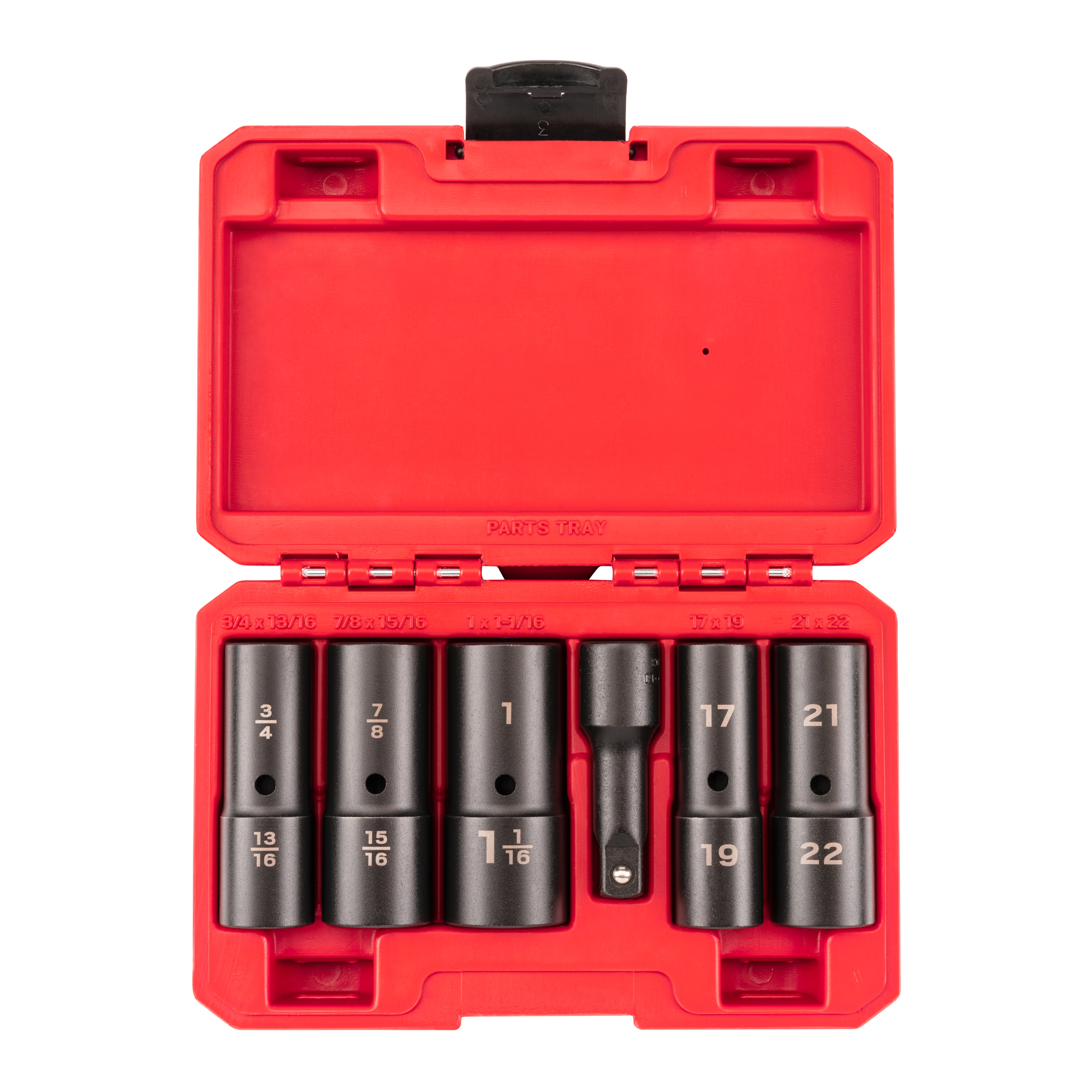 1/2 Inch Drive Thin Wall Impact Flip Socket Set with Case (6-Piece)