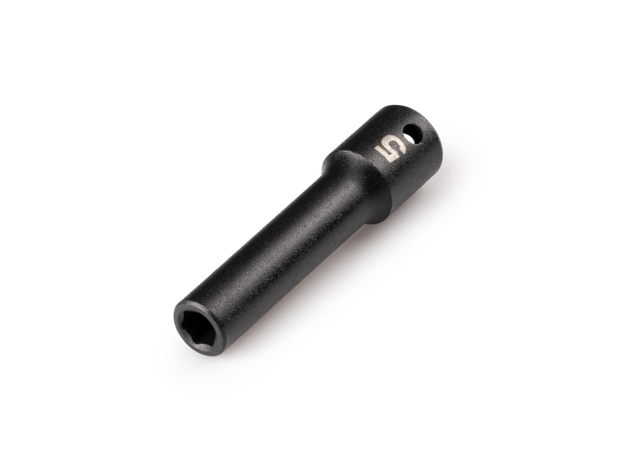 Front-right angle view of Tekton impact drive 6-point socket. Item #SID03104