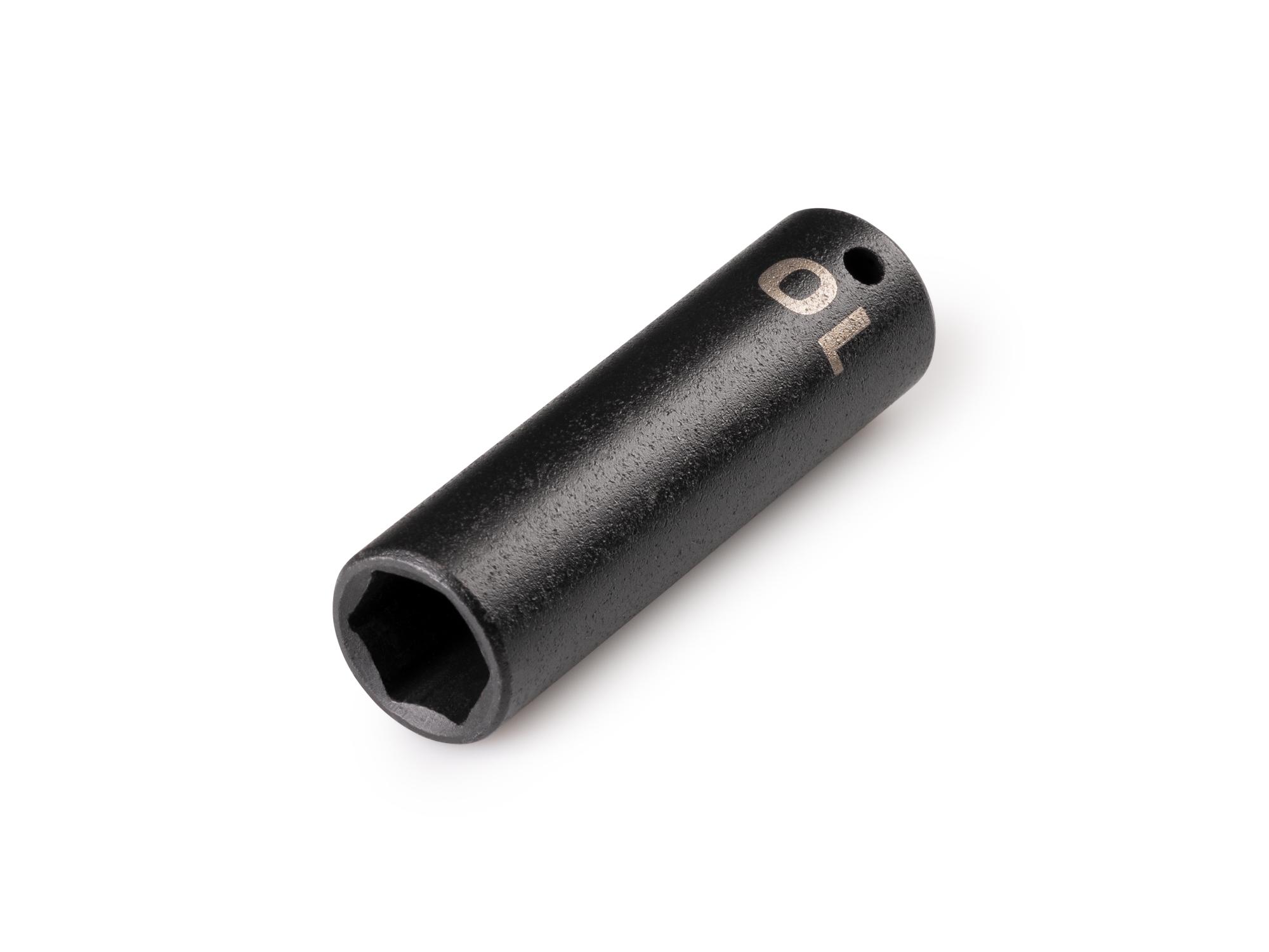 Front-right angle view of Tekton impact drive 6-point socket. Item #SID03110