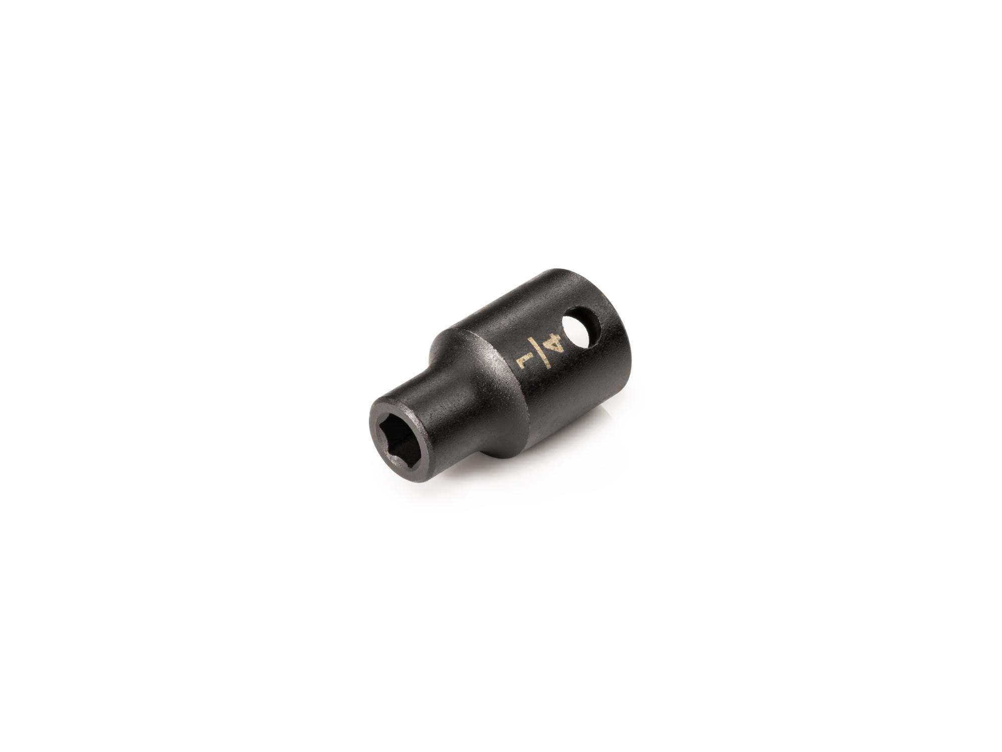 Front-right angle view of Tekton impact drive 6-point socket. Item #SID12006