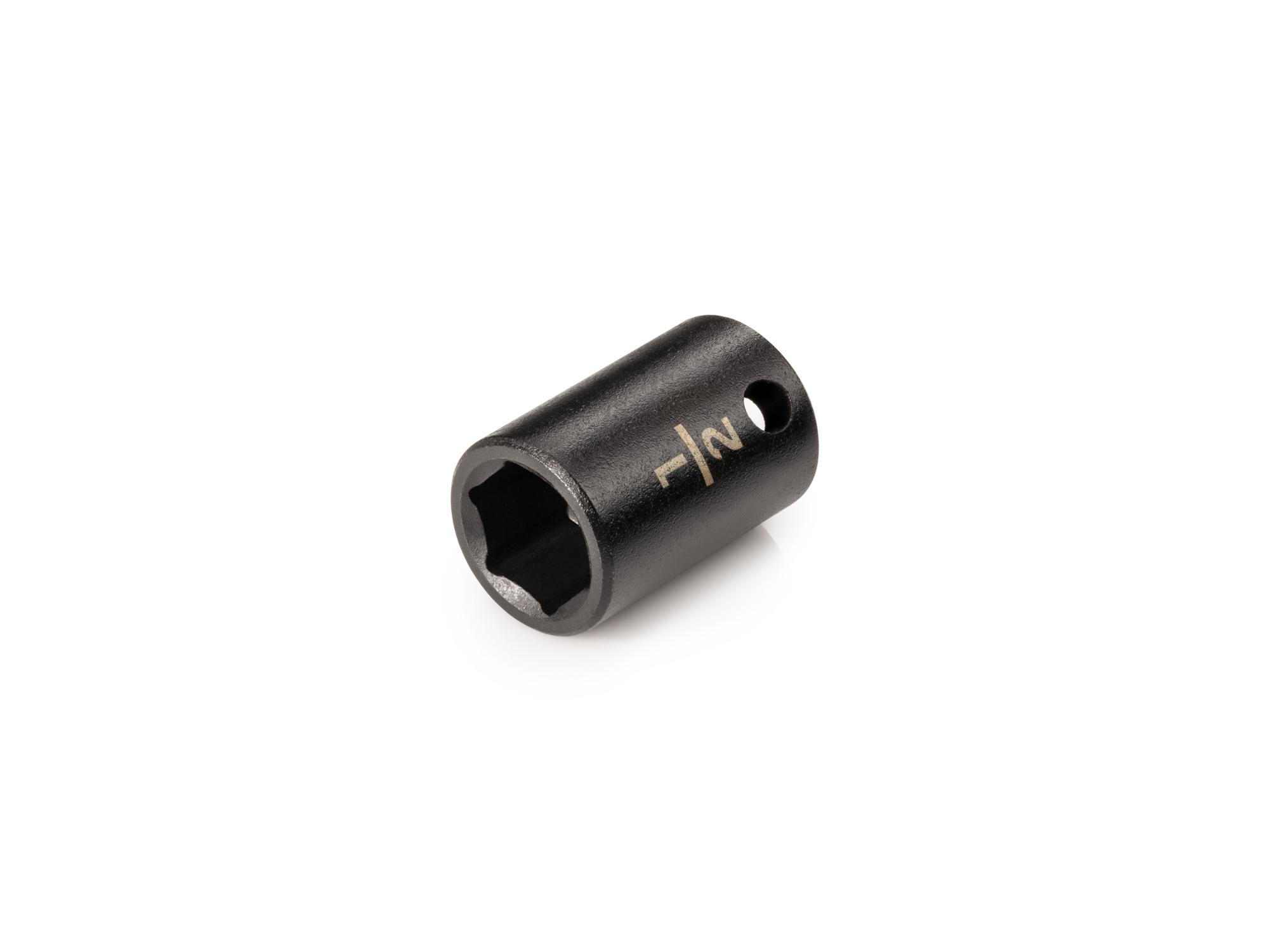 Front-right angle view of Tekton impact drive 6-point socket. Item #SID12013