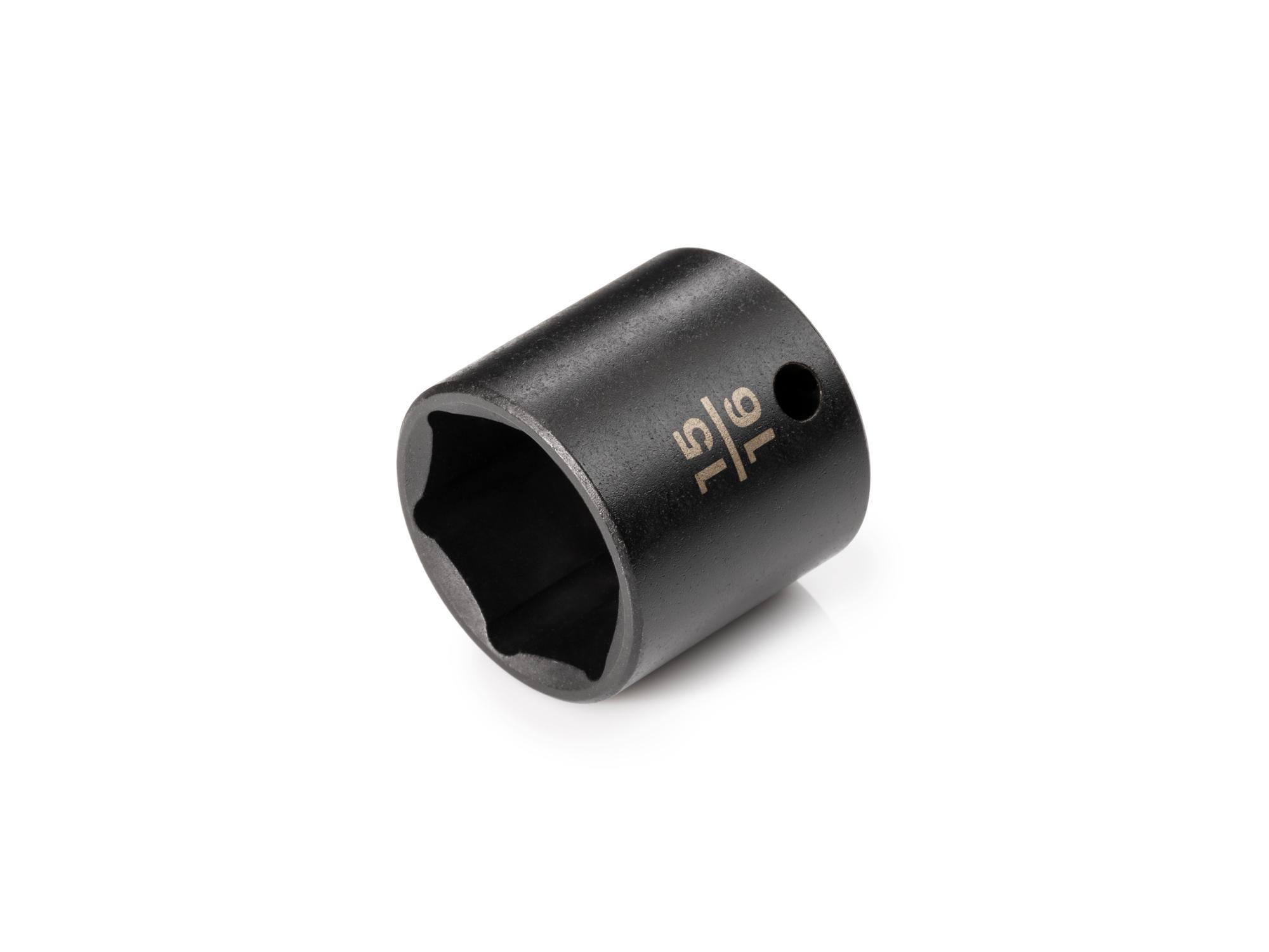 Front-right angle view of Tekton impact drive 6-point socket. Item #SID12024