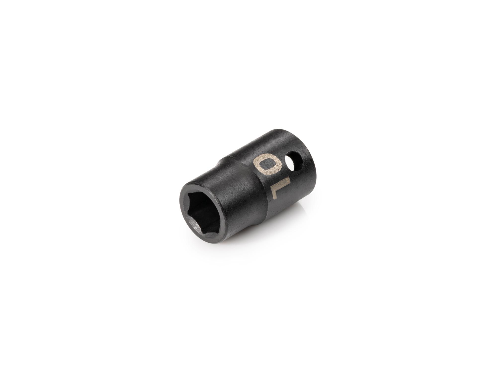 Front-right angle view of Tekton impact drive 6-point socket. Item #SID12110