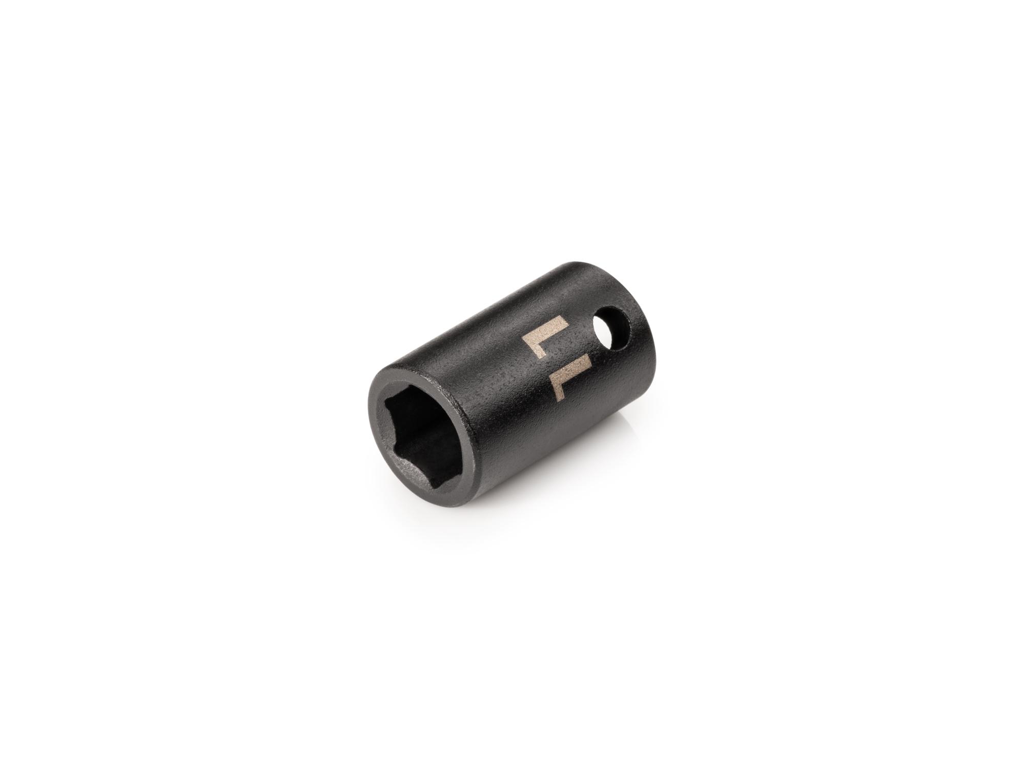 Front-right angle view of Tekton impact drive 6-point socket. Item #SID12111
