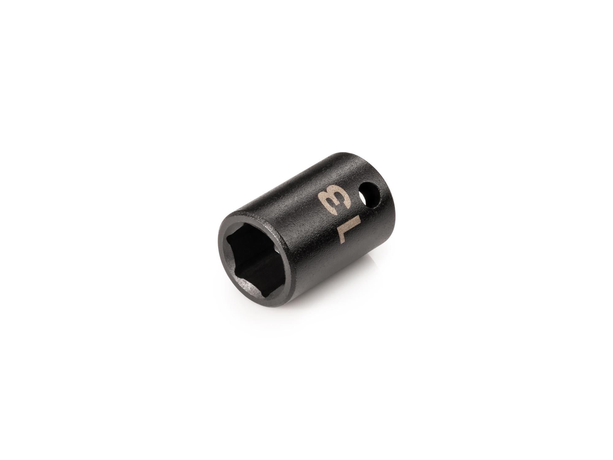 Front-right angle view of Tekton impact drive 6-point socket. Item #SID12113