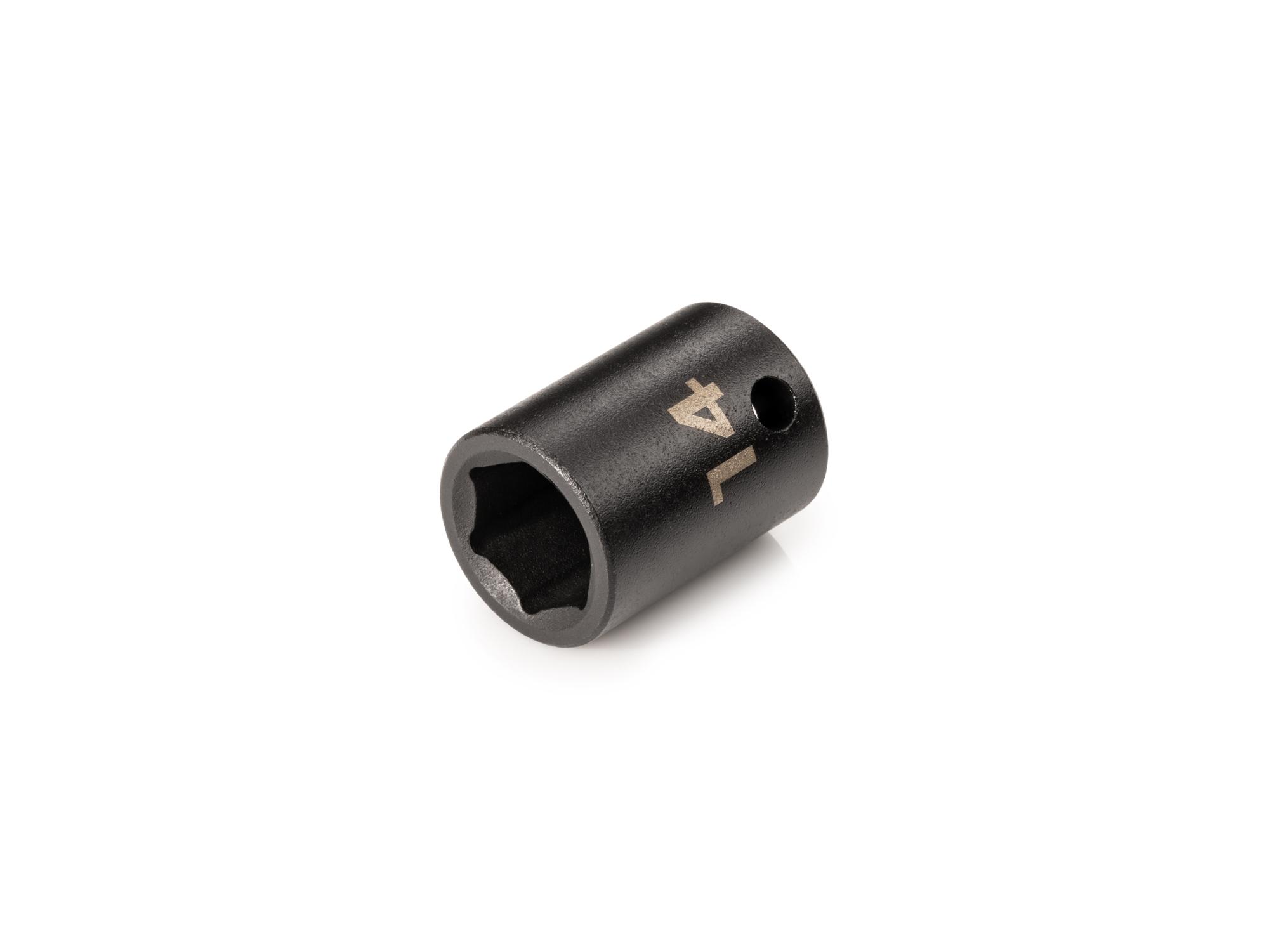Front-right angle view of Tekton impact drive 6-point socket. Item #SID12114