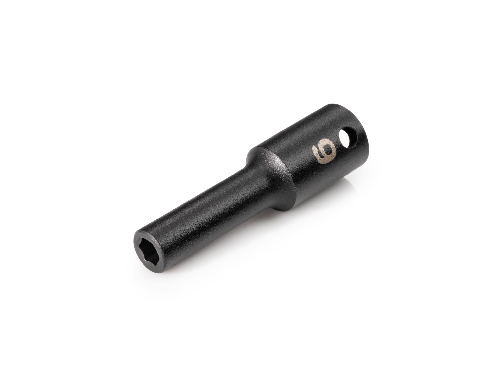 Front-right angle view of Tekton impact drive 6-point socket. Item #SID13106