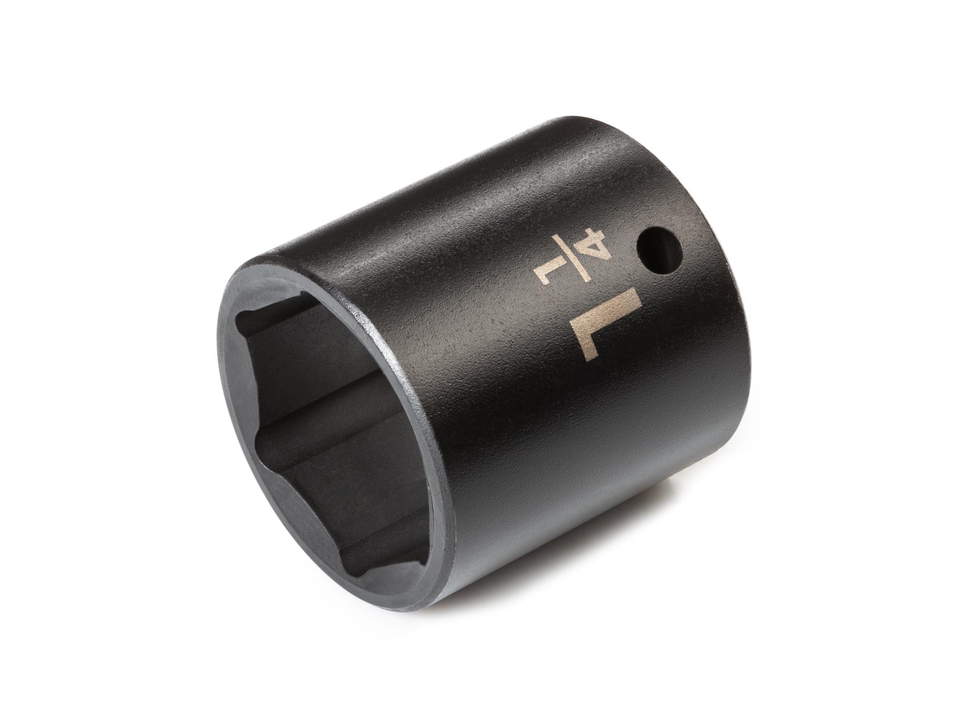Front-right angle view of Tekton impact drive 6-point socket. Item #SID22032