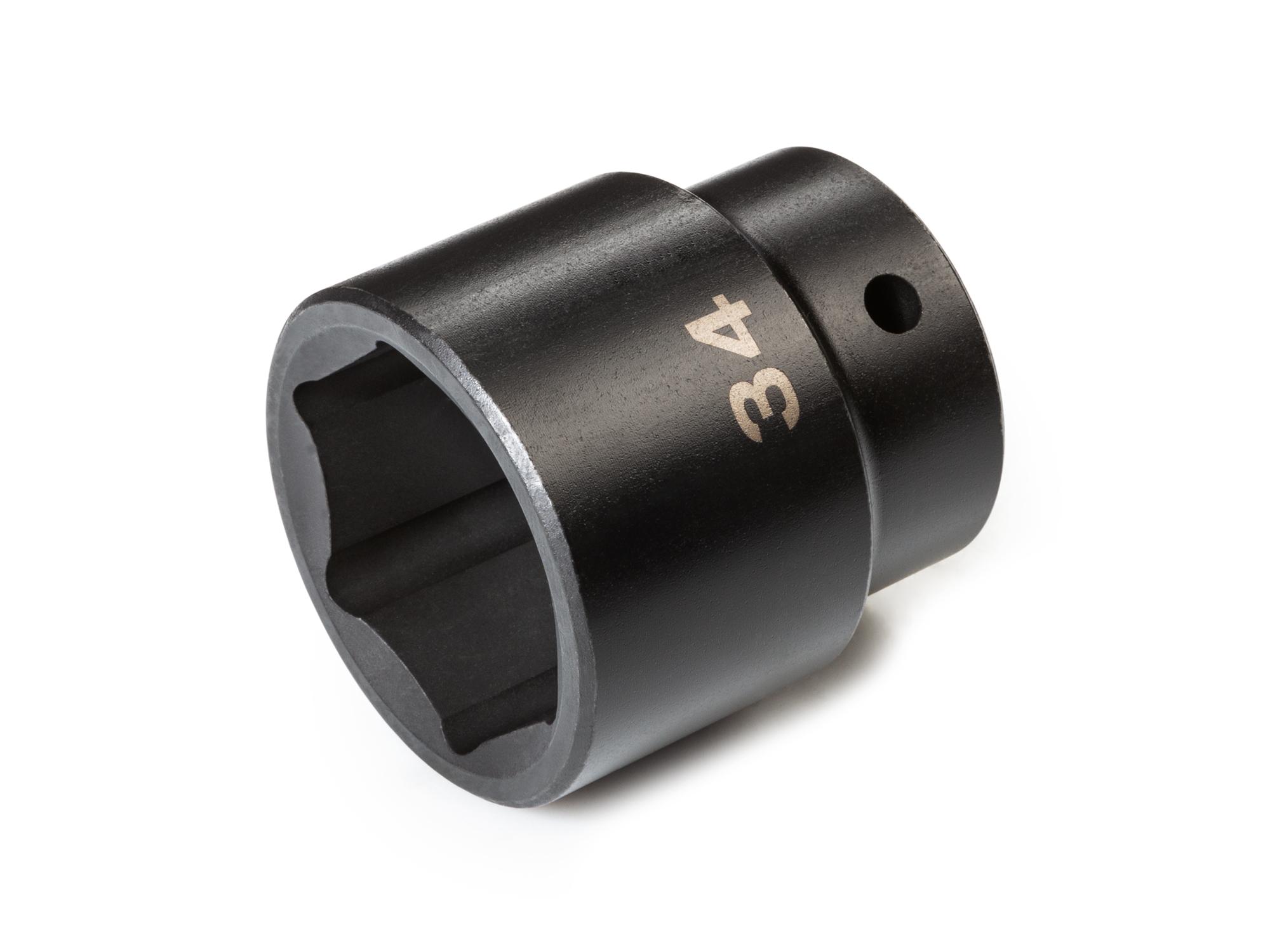 Front-right angle view of Tekton impact drive 6-point socket. Item #SID22134