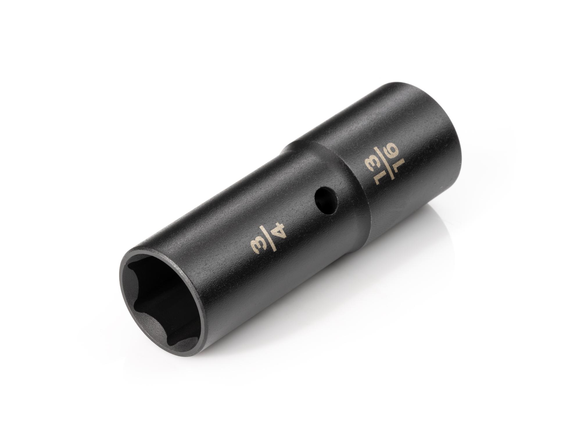 Front-right angle view of Tekton impact drive 6-point socket. Item #SIF20708