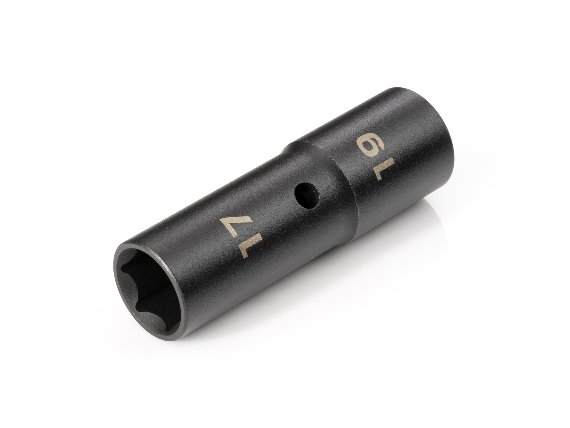 1/2 Inch Drive 17 x 19 mm Deep Thin Wall Impact Flip Socket | TEKTON