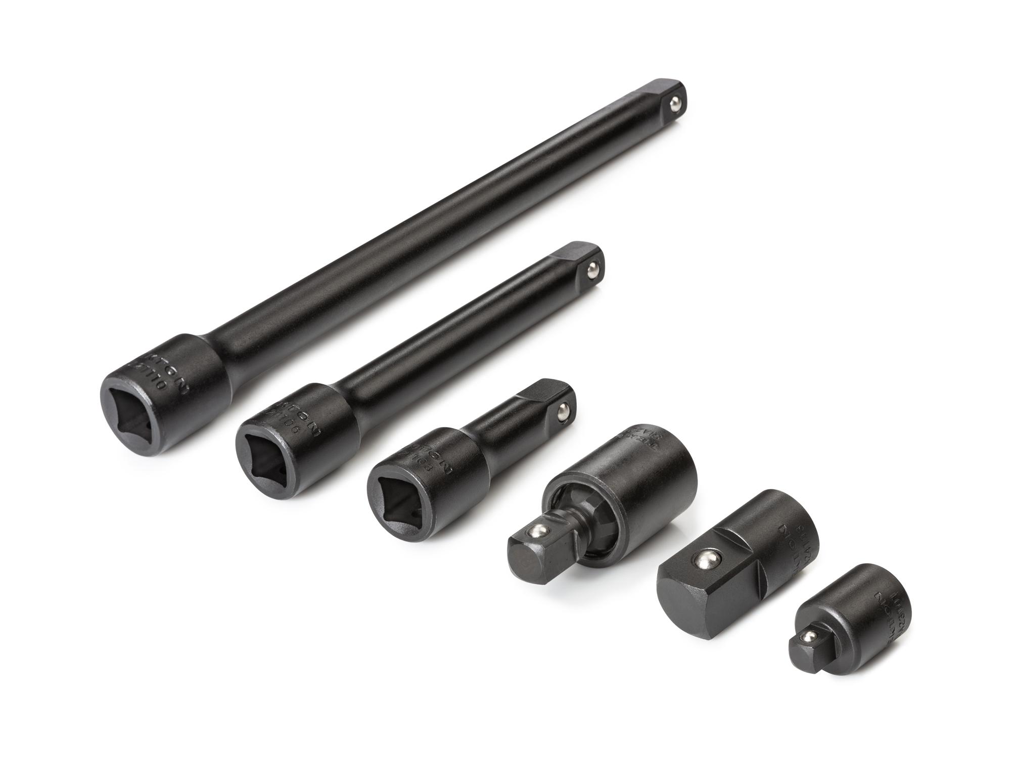 Front-right angle view of Tekton impact drive accessory set. Item #SIA92003