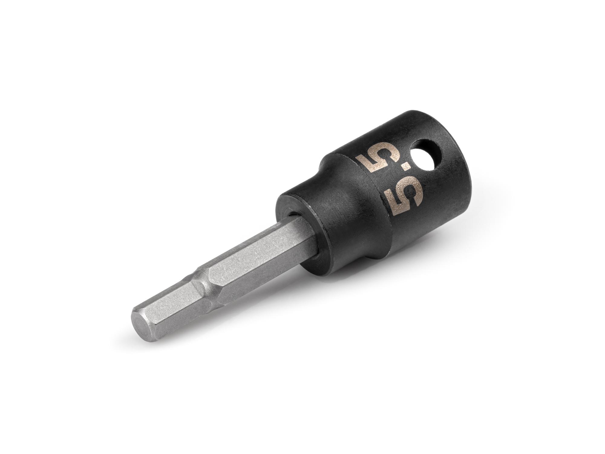 Front-right angle view of Tekton impact drive bit socket. Item #SIB13205