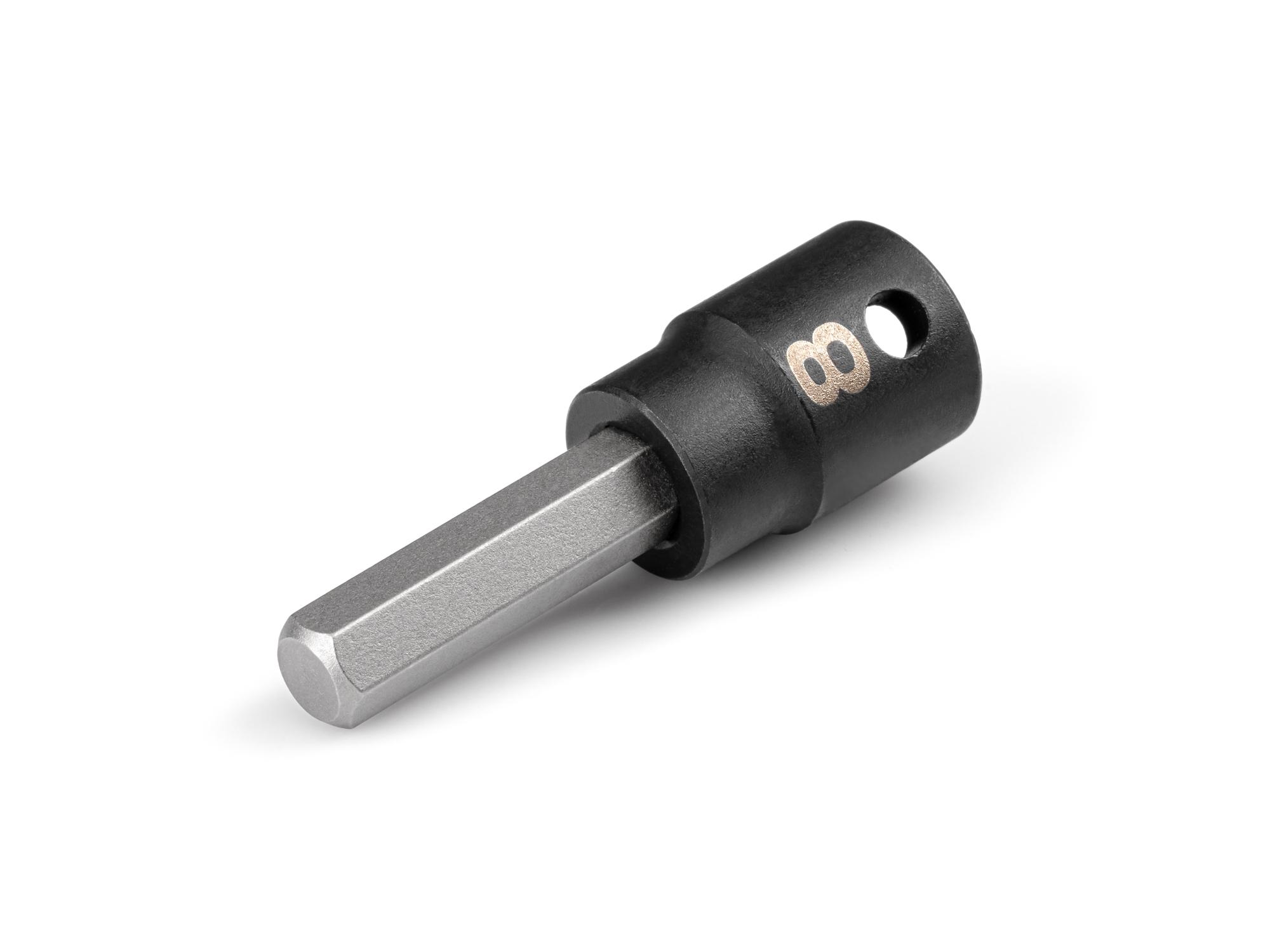 Front-right angle view of Tekton impact drive bit socket. Item #SIB13208