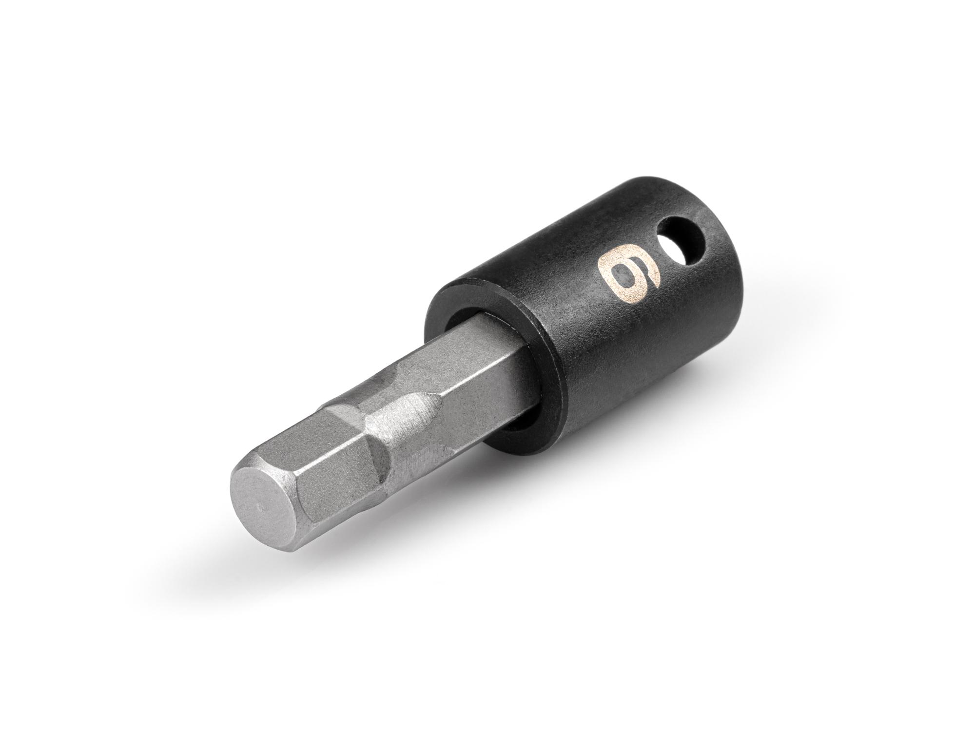 Front-right angle view of Tekton impact drive bit socket. Item #SIB13209