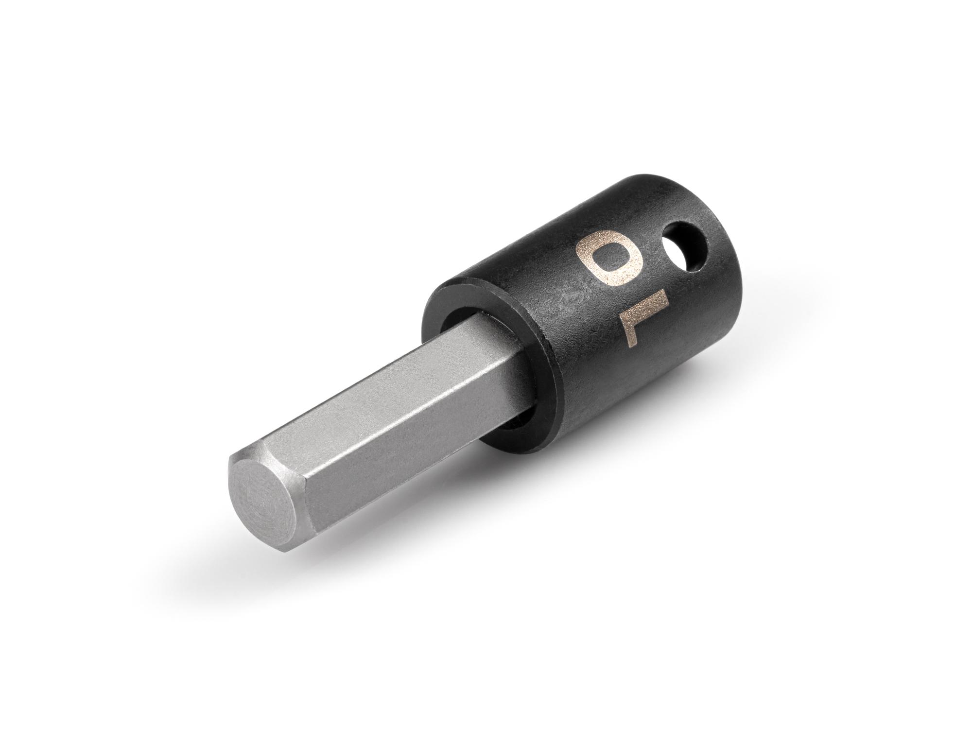 Front-right angle view of Tekton impact drive bit socket. Item #SIB13210