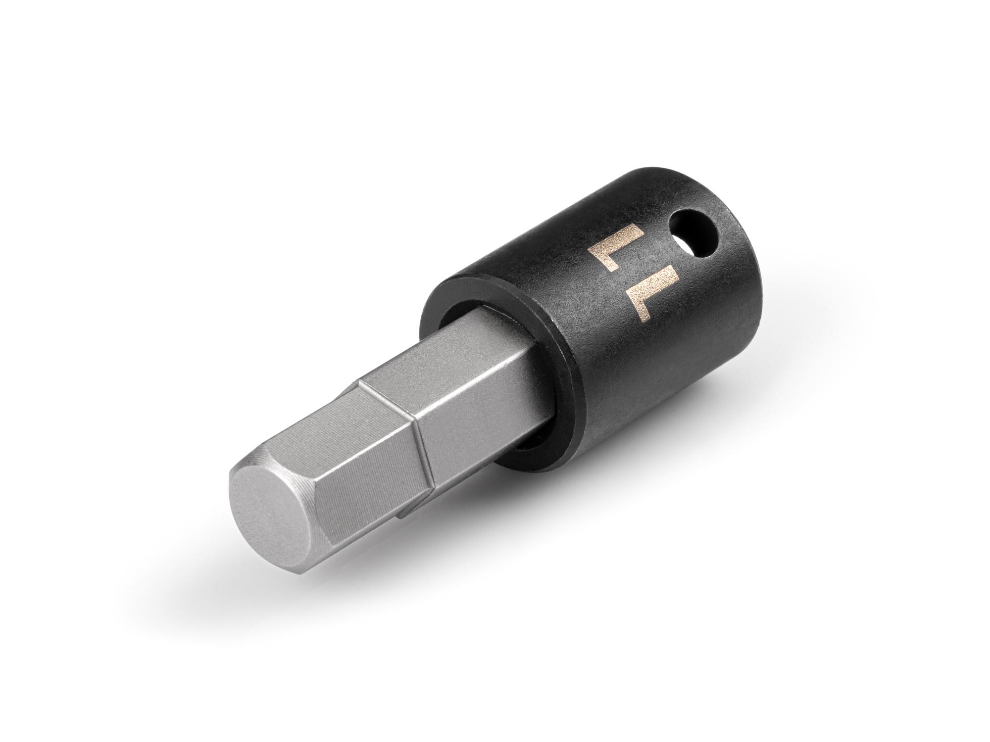 Front-right angle view of Tekton impact drive bit socket. Item #SIB13211