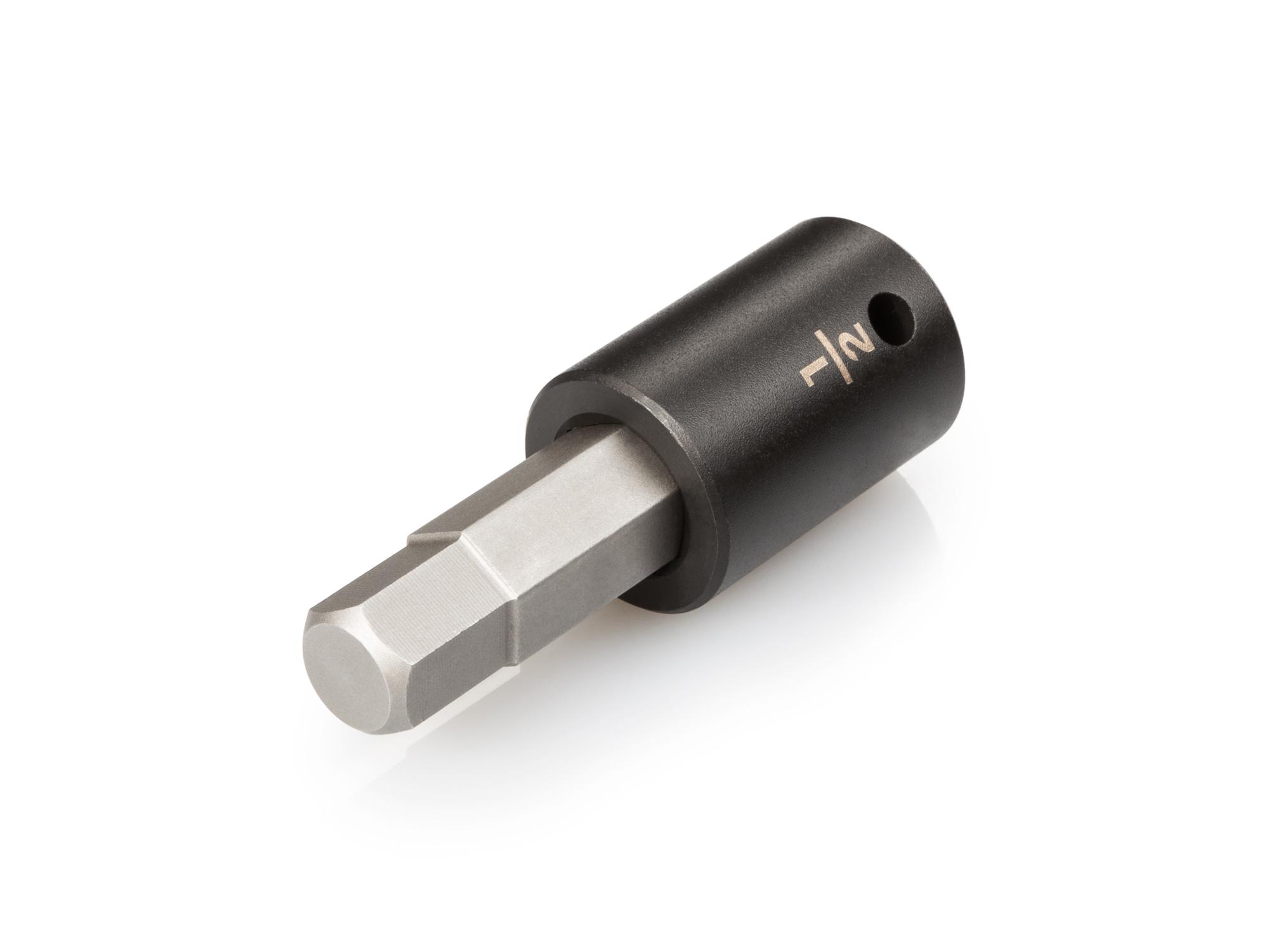 Front-right angle view of Tekton impact drive bit socket. Item #SIB22213