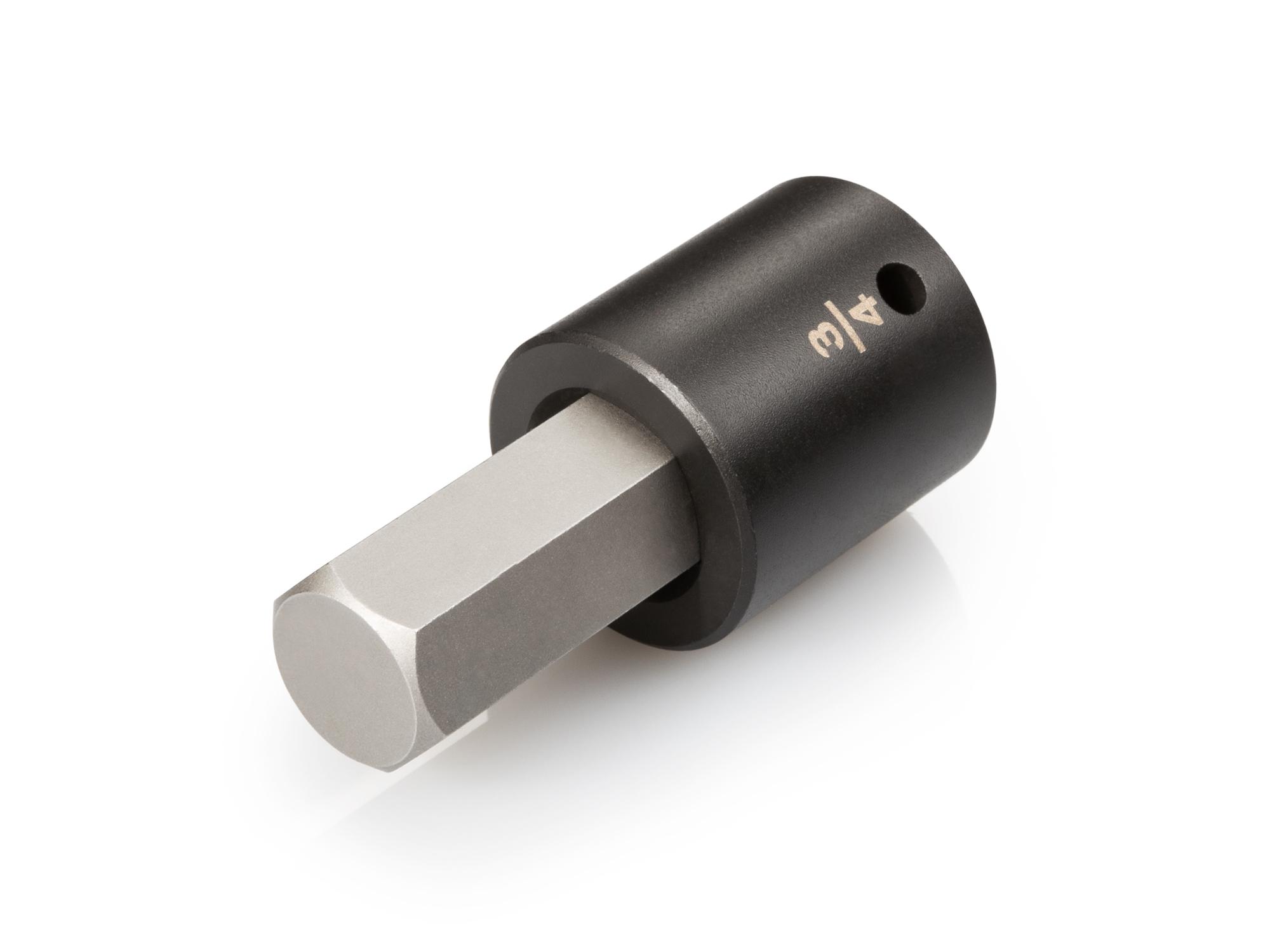 Front-right angle view of Tekton impact drive bit socket. Item #SIB22219