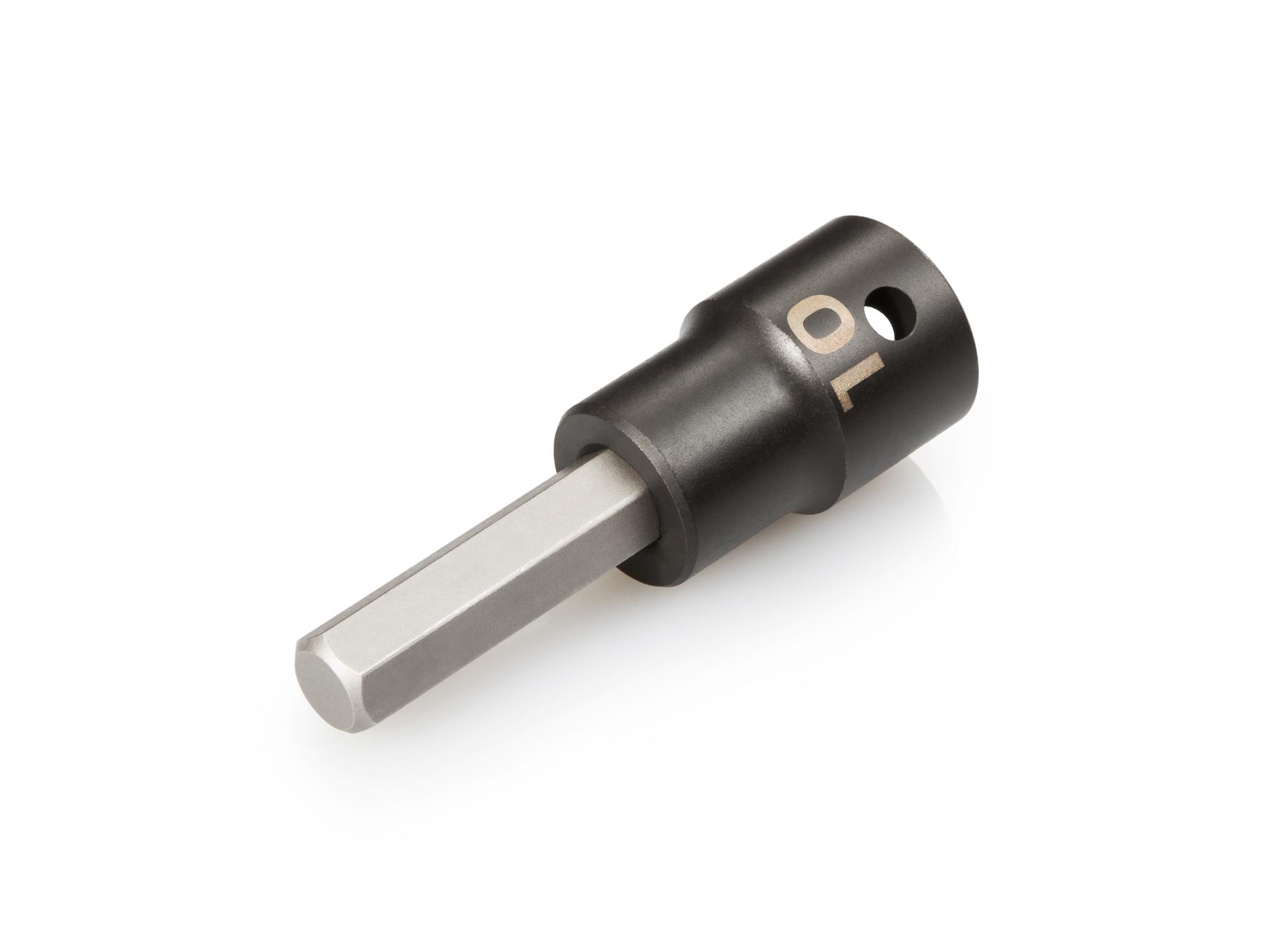 Front-right angle view of Tekton impact drive bit socket. Item #SIB23210