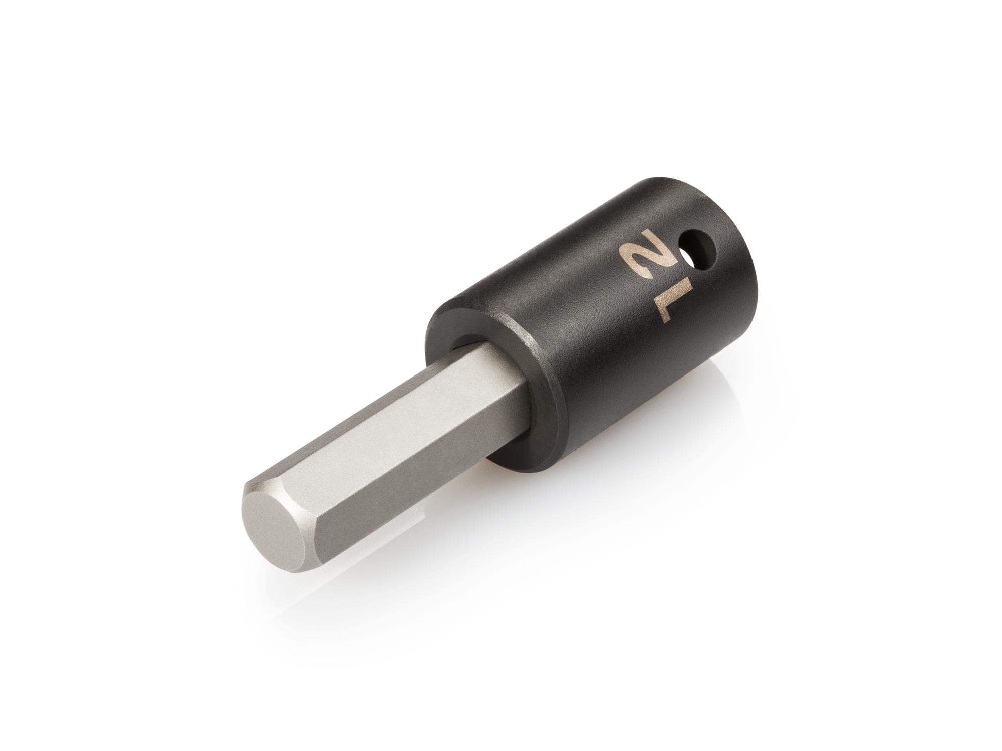 Front-right angle view of Tekton impact drive bit socket. Item #SIB23212