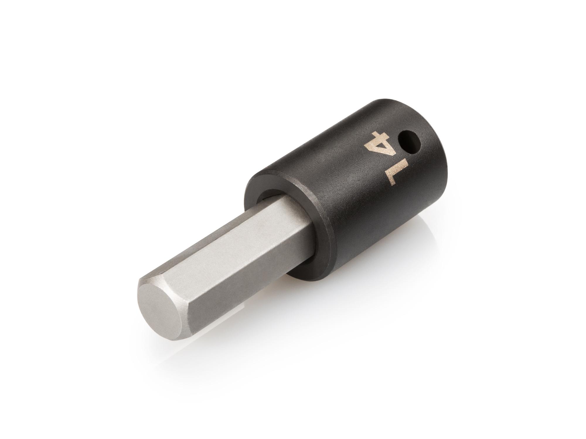 Front-right angle view of Tekton impact drive bit socket. Item #SIB23214