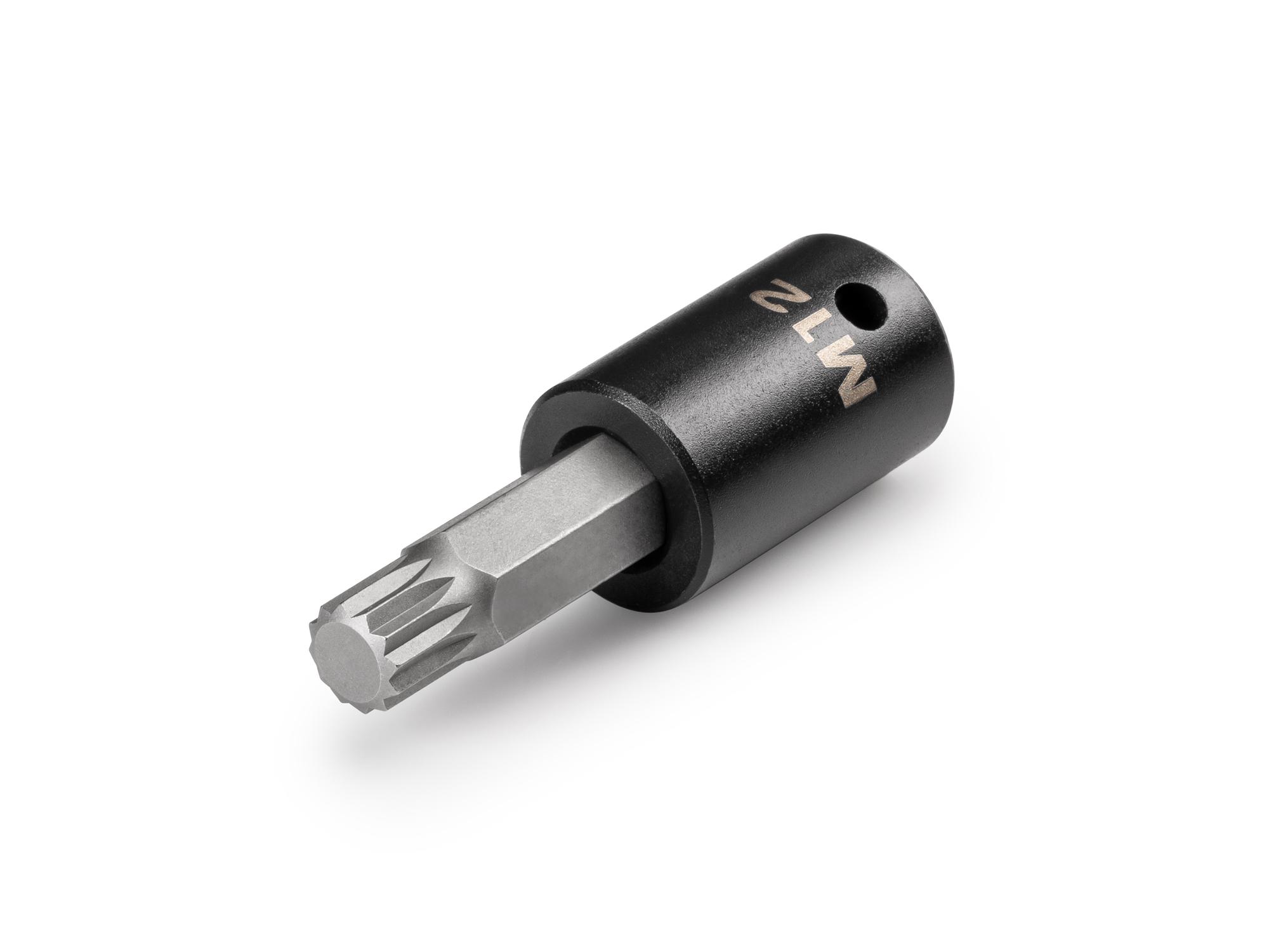 Front-right angle view of Tekton impact drive bit socket. Item #SIB28212