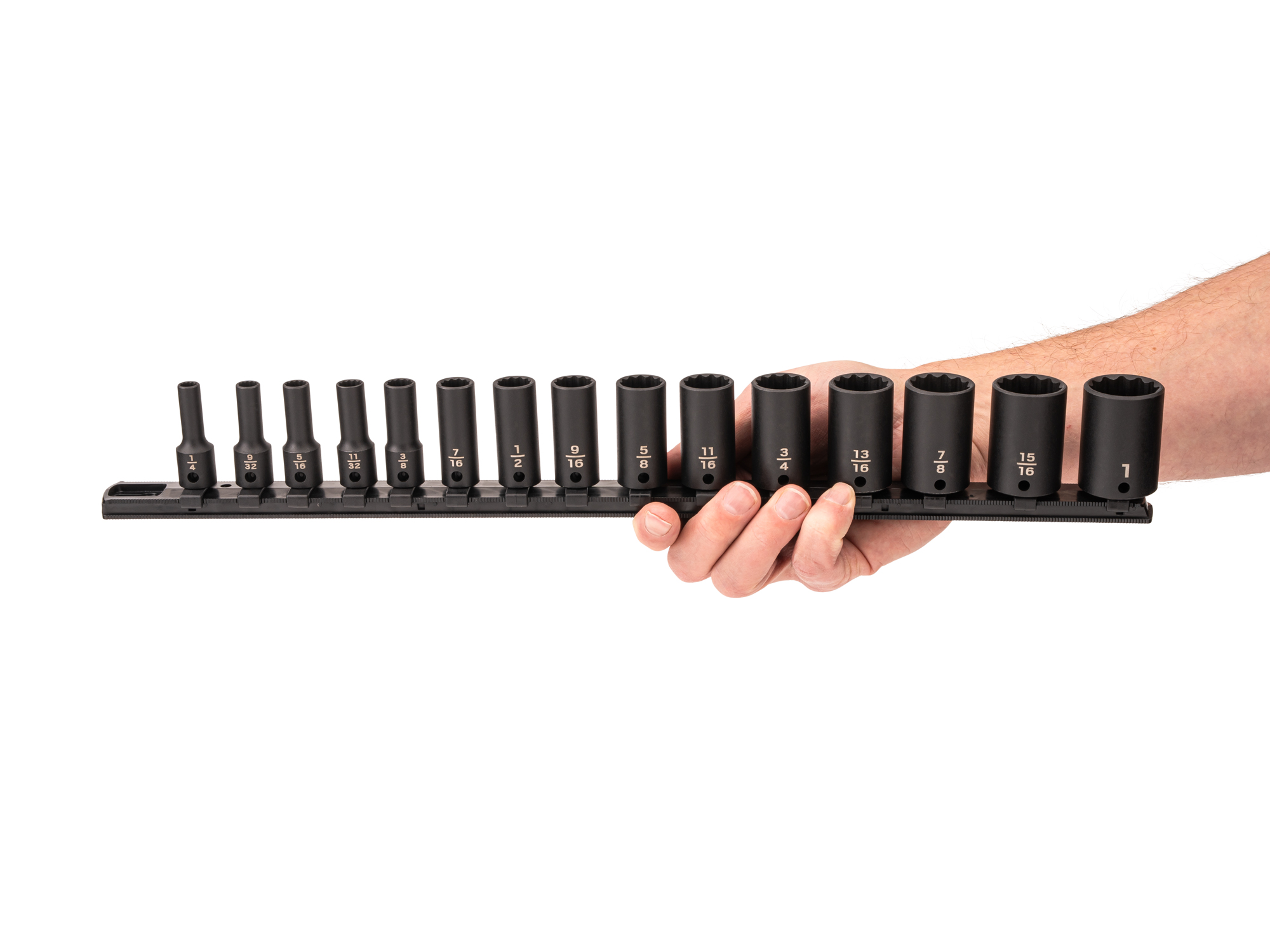 3/8 Inch Drive 12-Point Impact Socket Set (45-Piece) | TEKTON