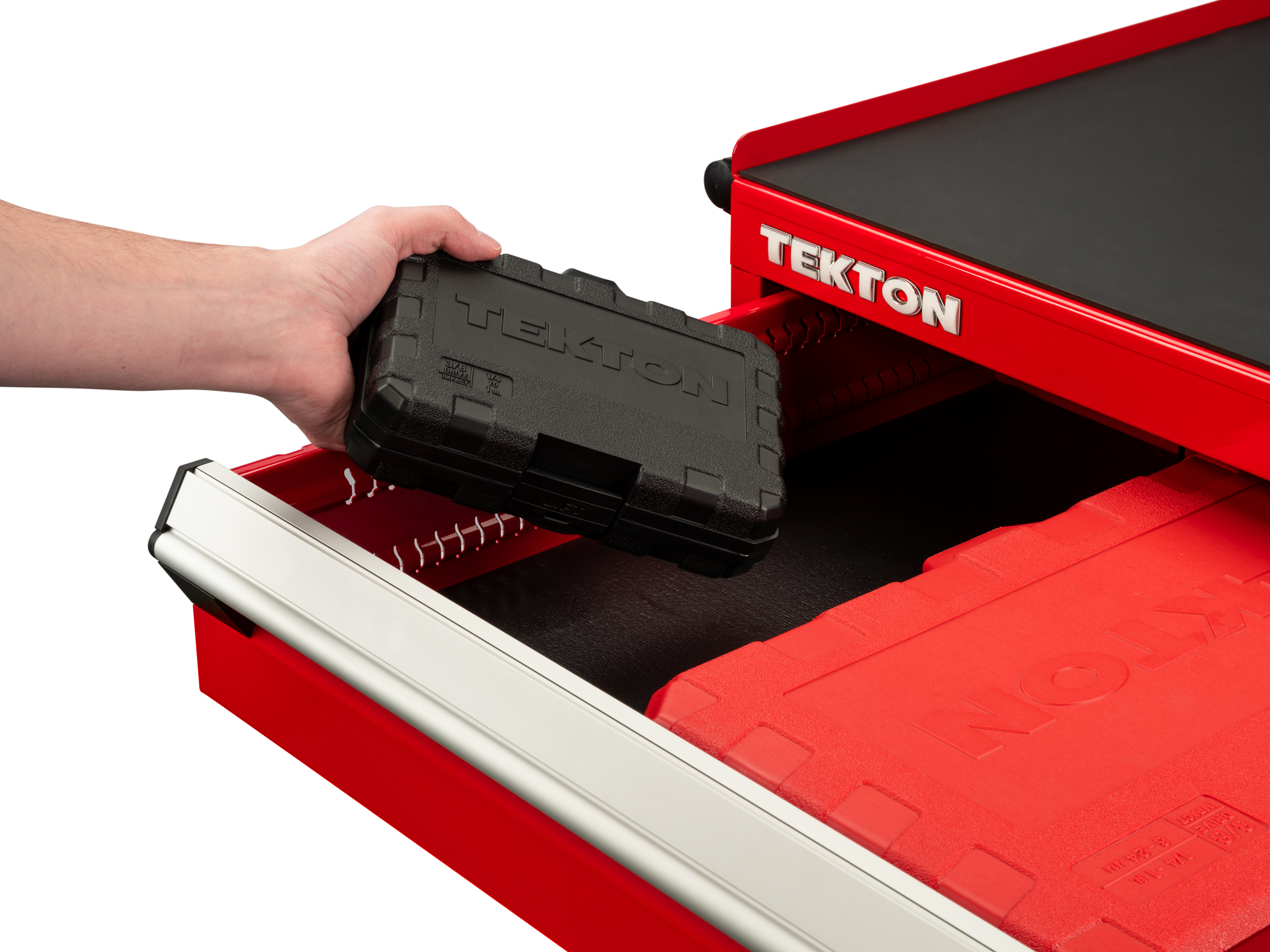 3/8 Inch Drive Shallow 12-Point Impact Socket Set (1/4-1 in.) | TEKTON