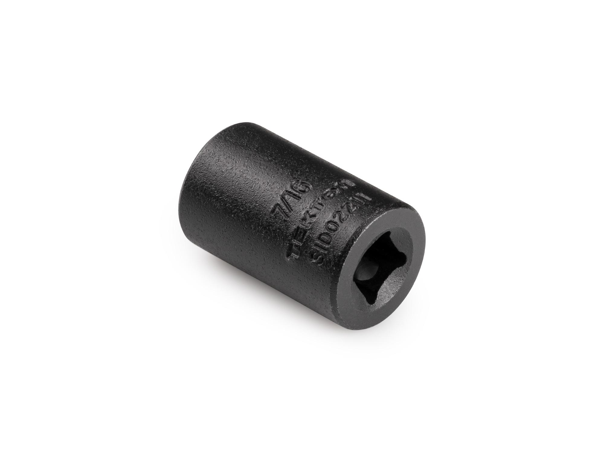 Back angle view of Tekton impact drive 12-point socket. Item #SID02211