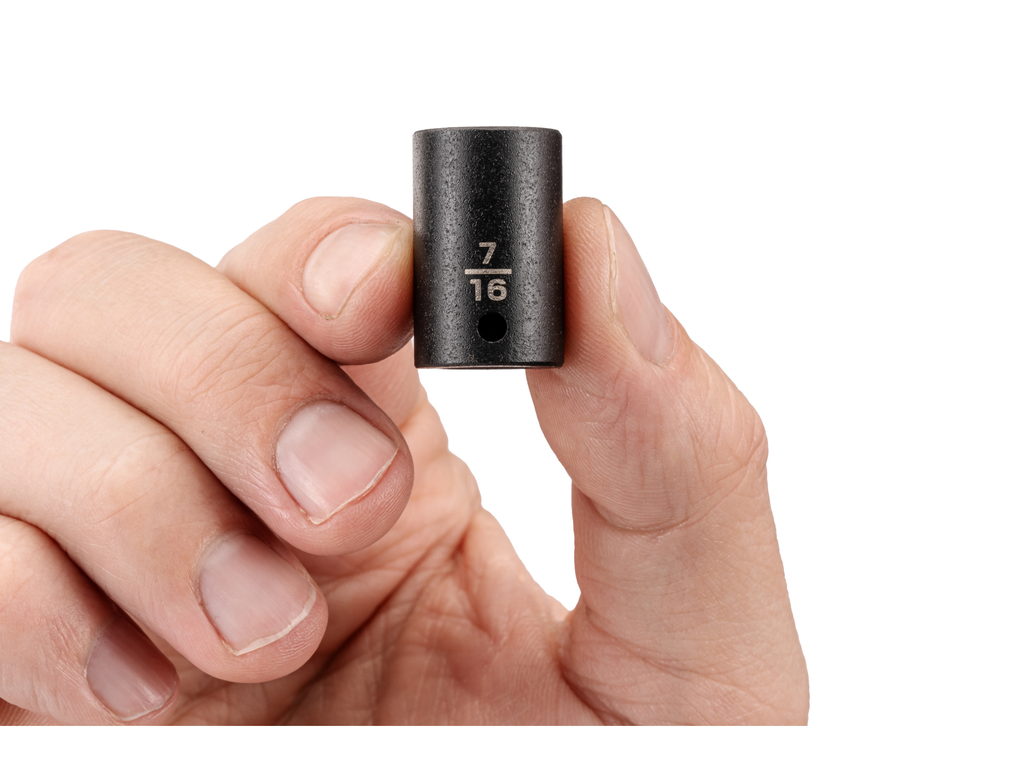 1/4 Inch Drive x 7/16 Inch Shallow 12-Point Impact Socket | TEKTON