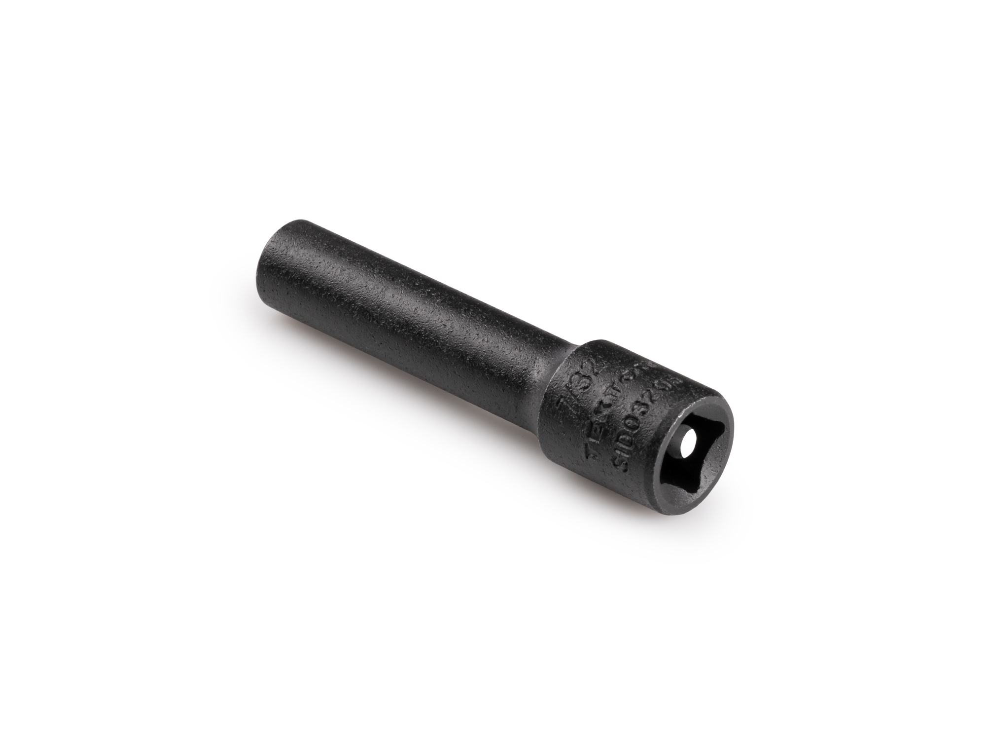 Size: 7/32 inch (SAE) deep 12-point impact socket. Has a high-visibility laser etched size marking and a permanent stamped size marking. SID03205.