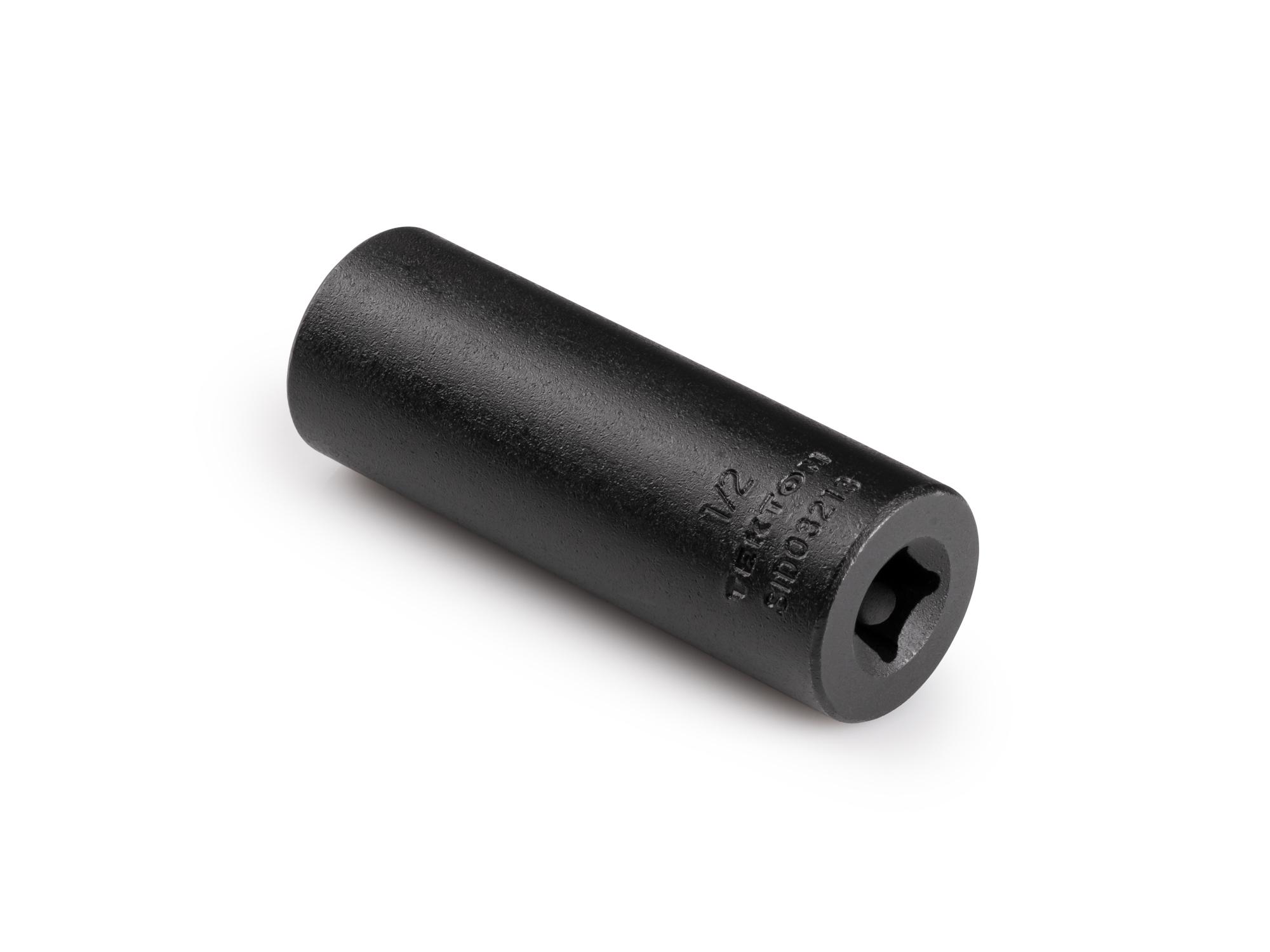 Back angle view of Tekton impact drive 12-point socket. Item #SID03213